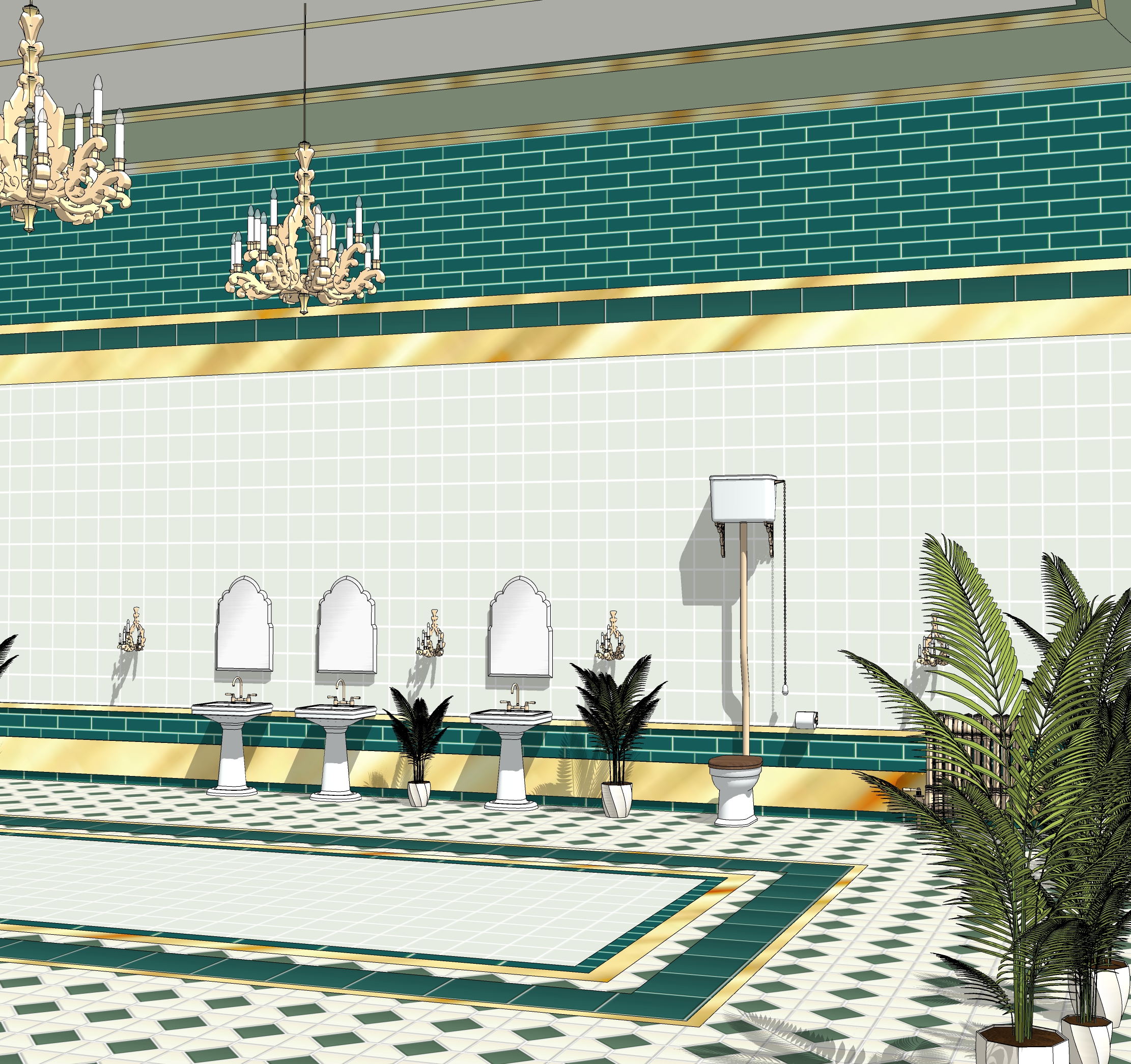 dessert shop set Washroom-6