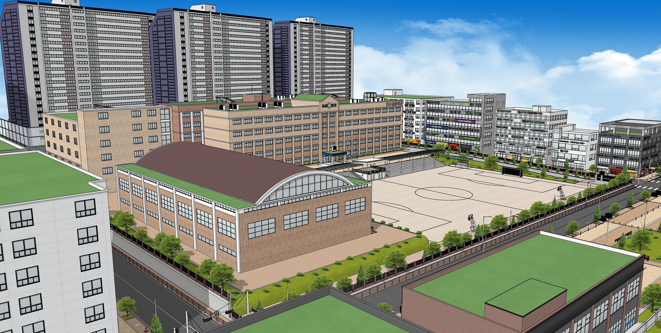 학교 기본형 basic school-3 학교 기본형 basic school-3