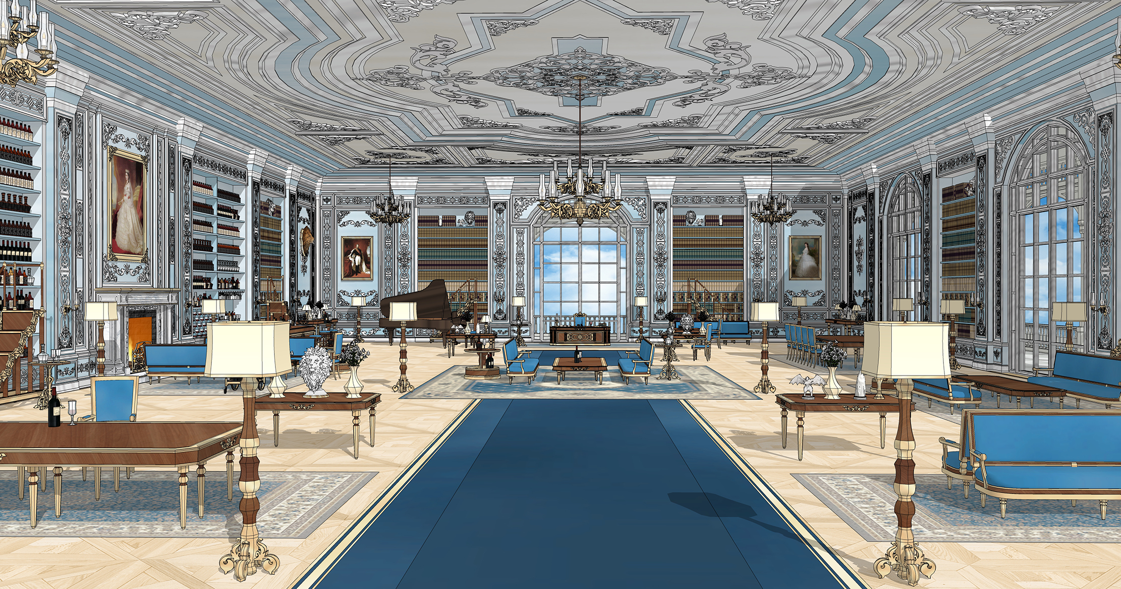 남작의 집무실The Baron's Office-1 남작의 집무실The Baron's Office-1