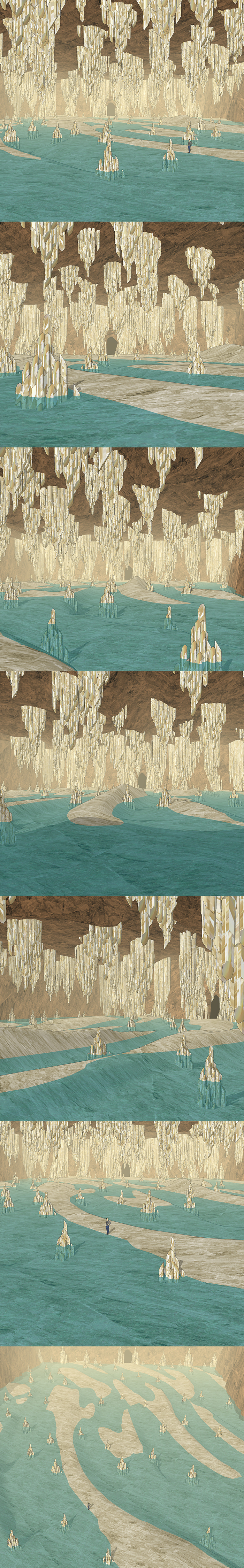 종유석 광산stalactite mine