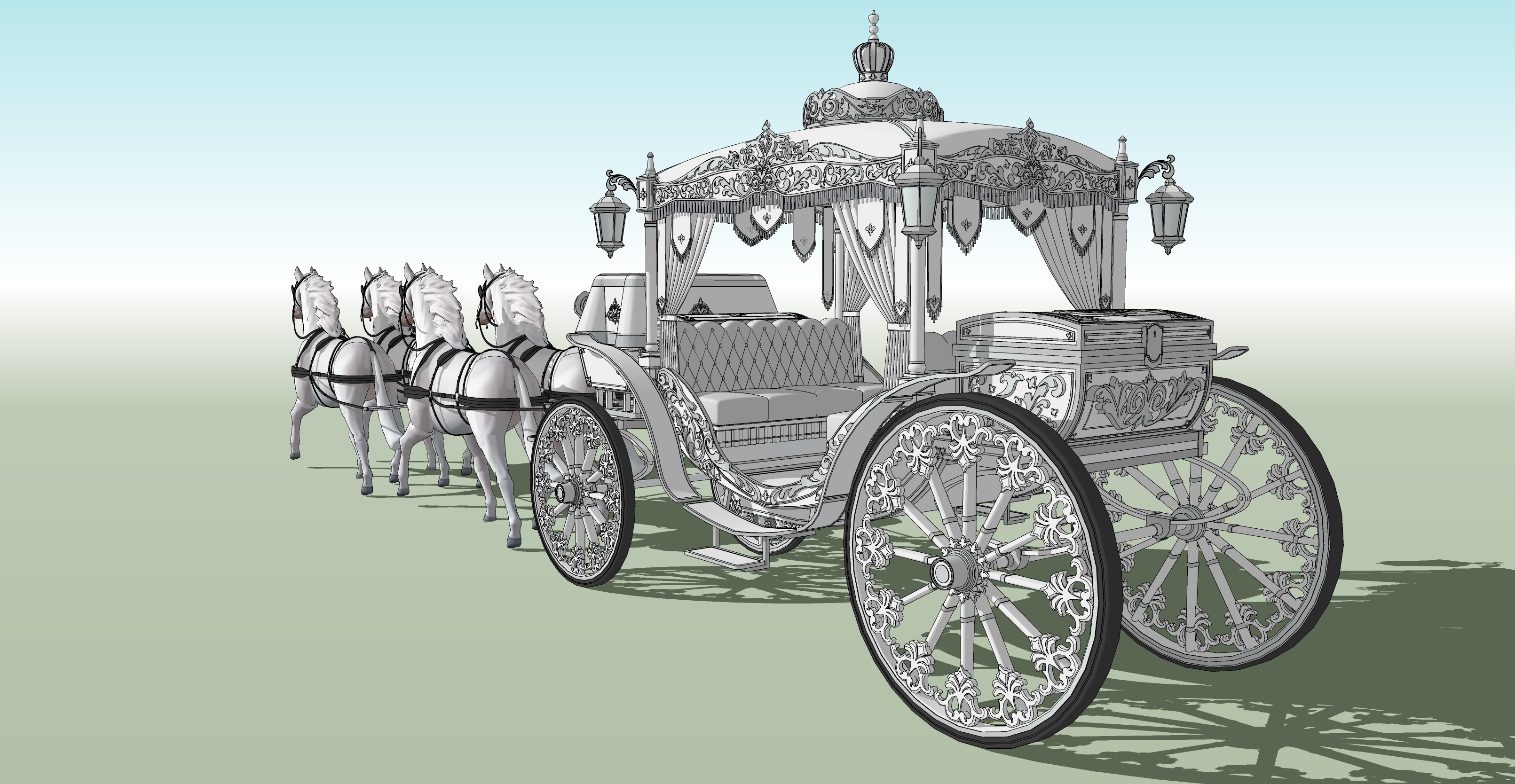 데이트용 마차 은색 Carriage for a date silver-2 데이트용 마차 은색 Carriage for a date silver-2