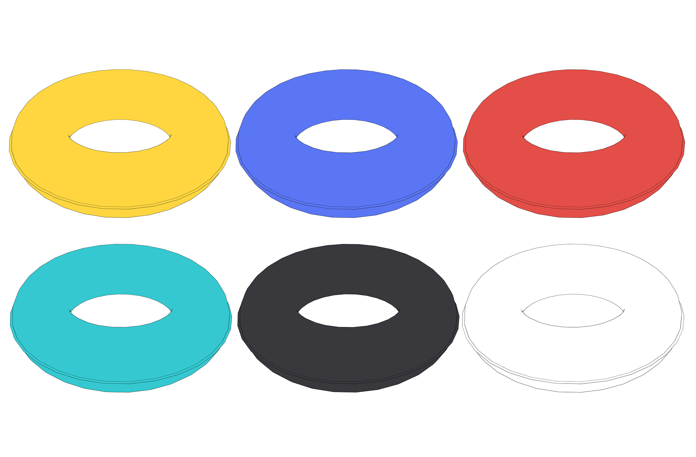 기본 수영 튜브 Basic swim tube