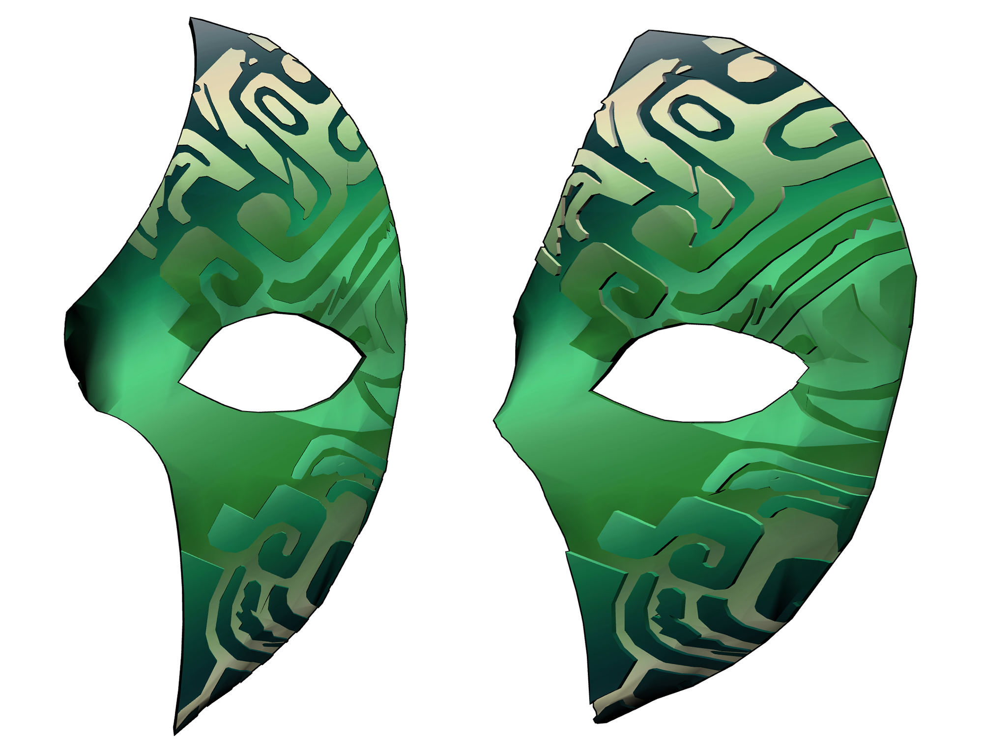 동양풍 가면 Oriental style mask B-21-3 동양풍 가면 Oriental style mask B-21-3