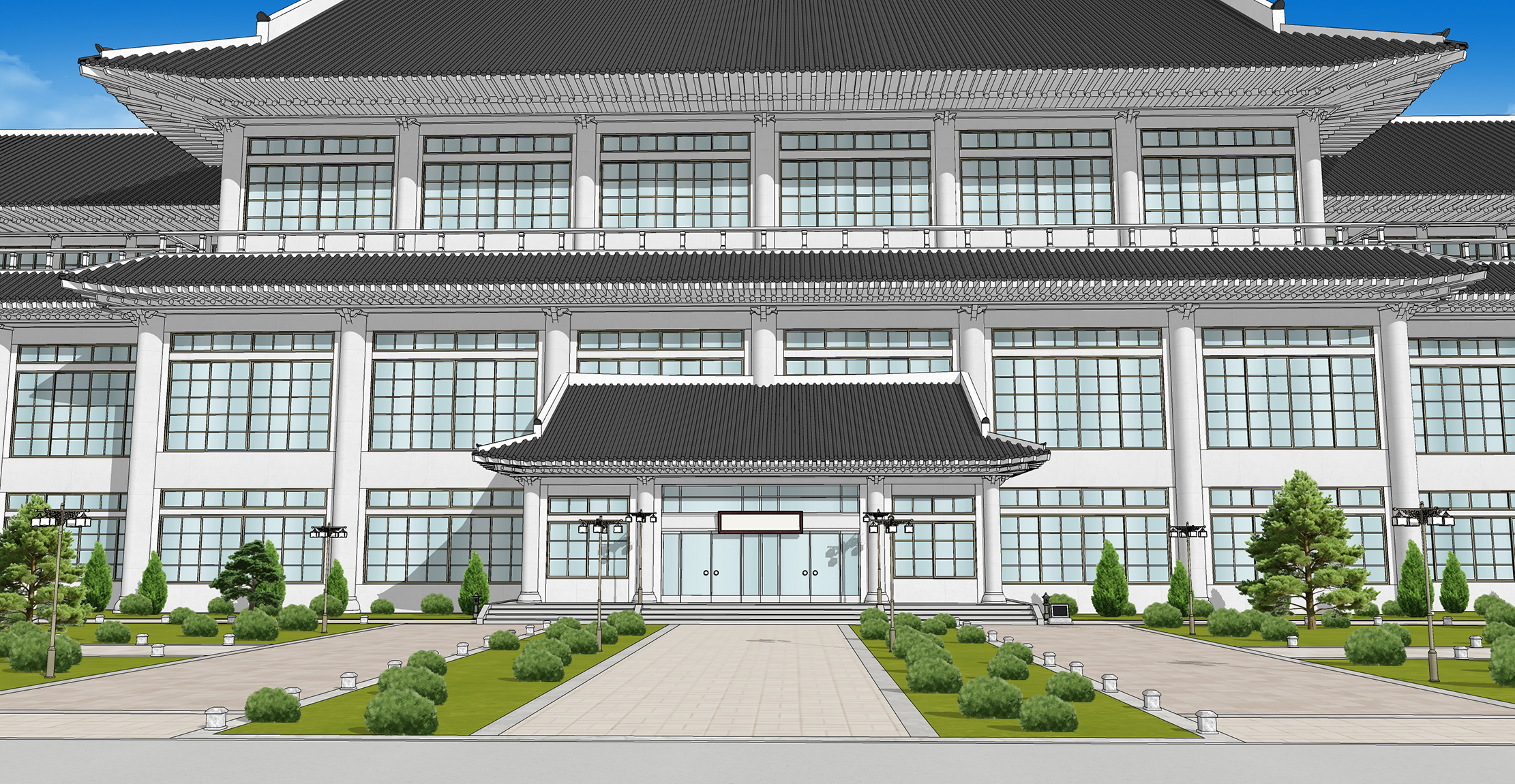 학교 동양풍학교Oriental-style school-6