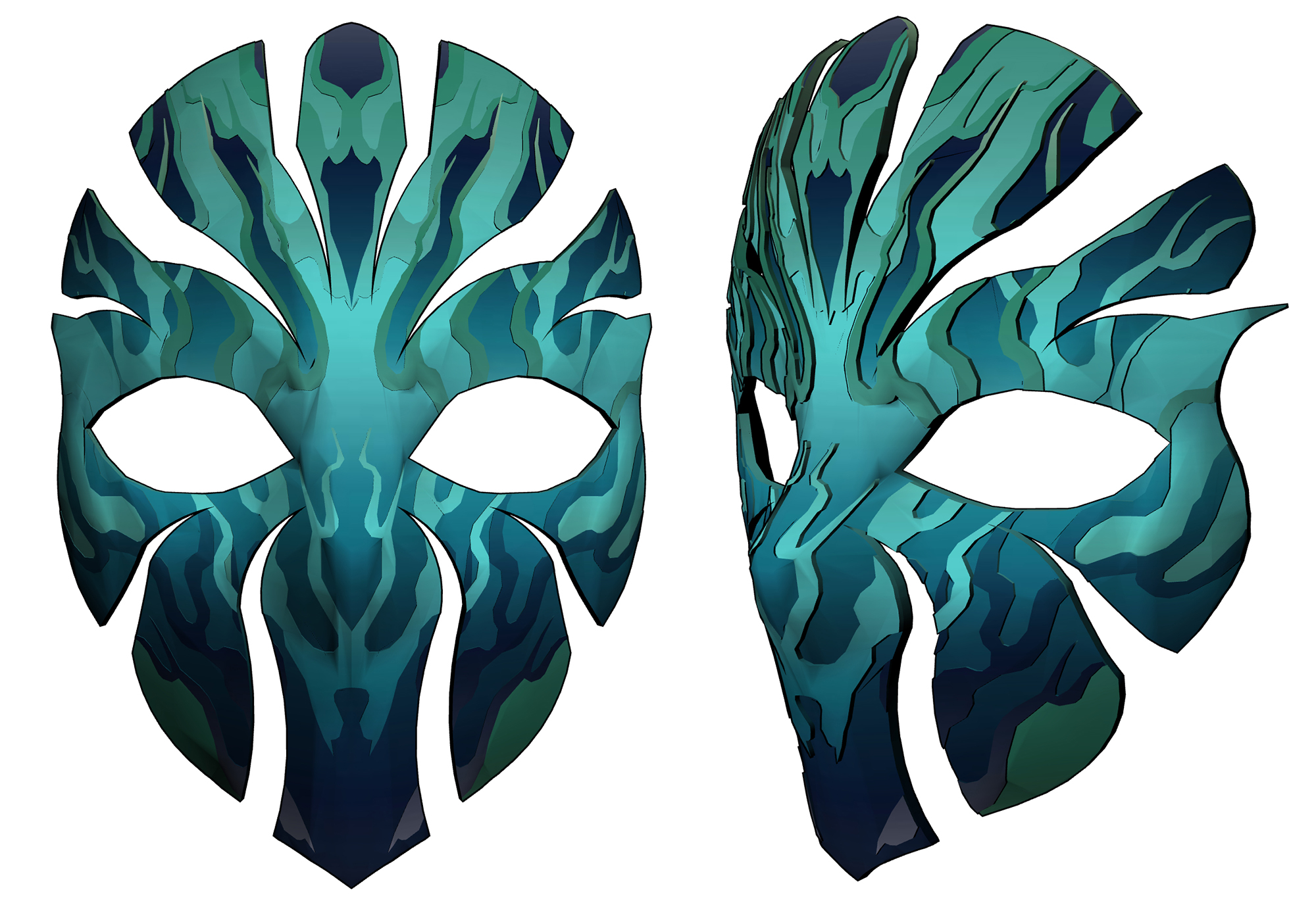 동양풍 가면 Oriental style mask B-5-3 동양풍 가면 Oriental style mask B-5-3