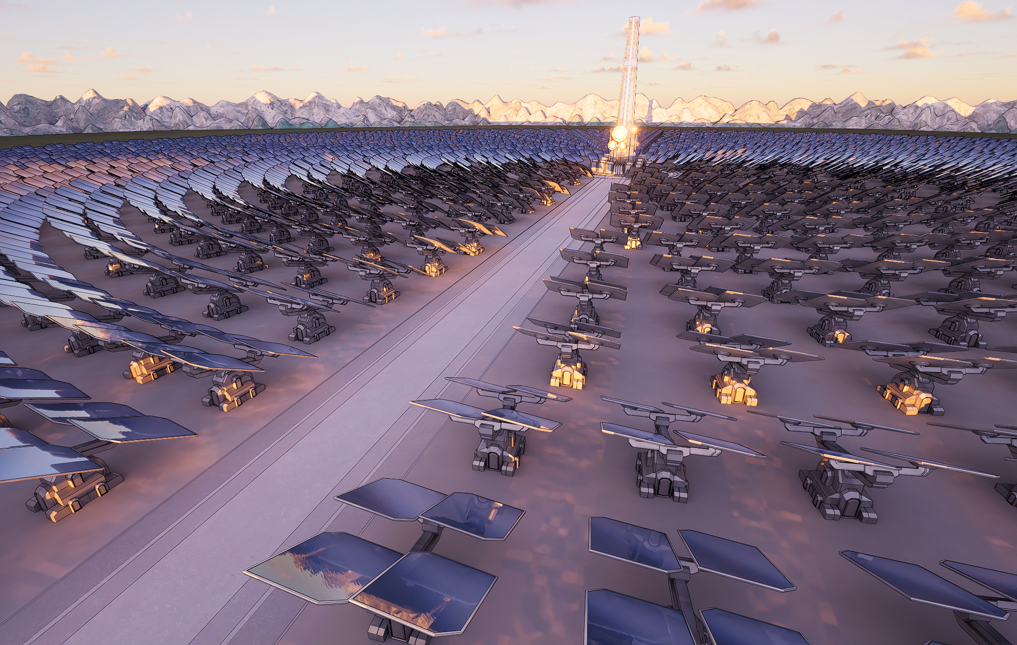 태양열발전 렌더-1 태양열발전 렌더-1