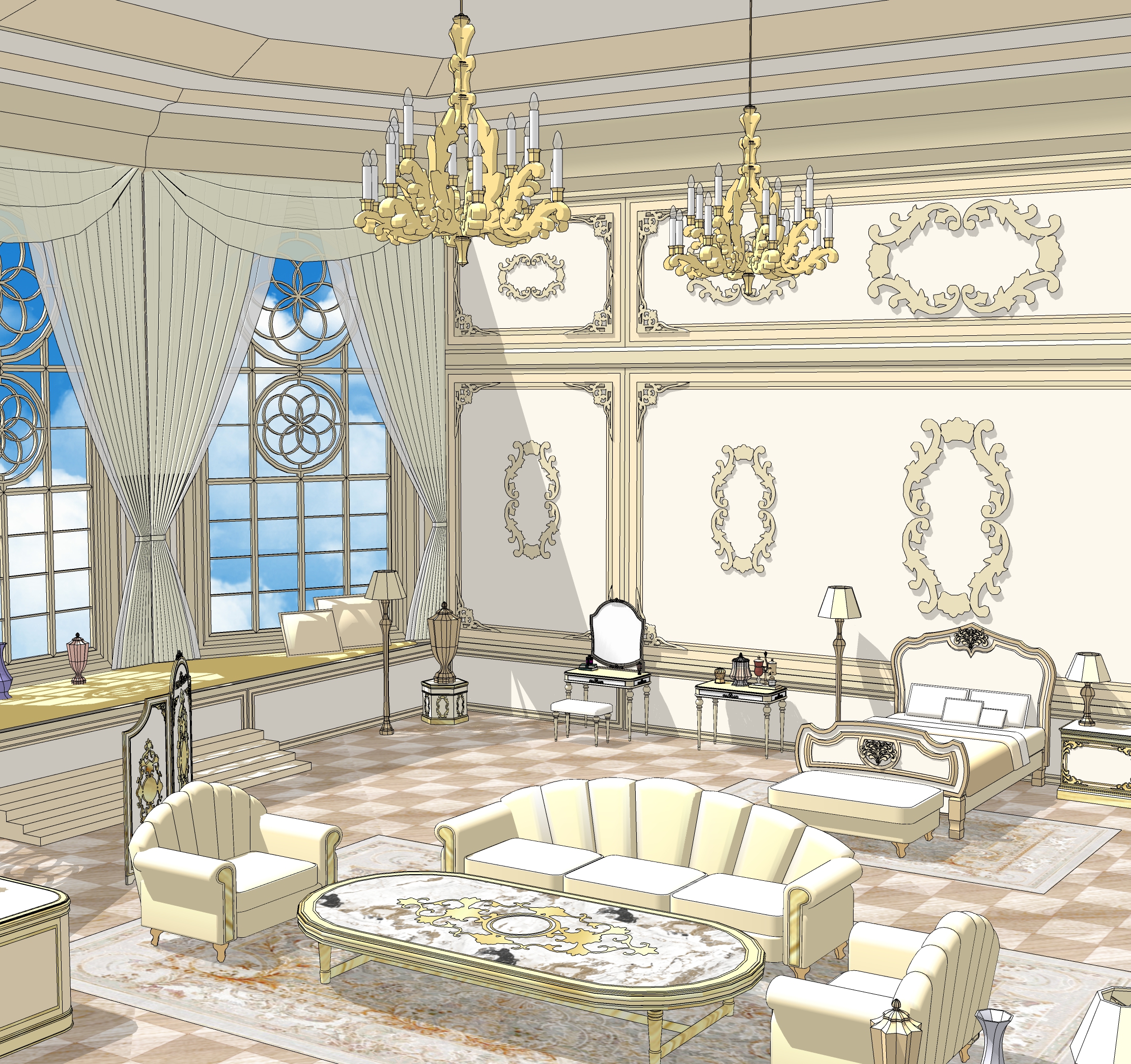 Dessert Shop Set - Bedroom-7 Dessert Shop Set - Bedroom-7