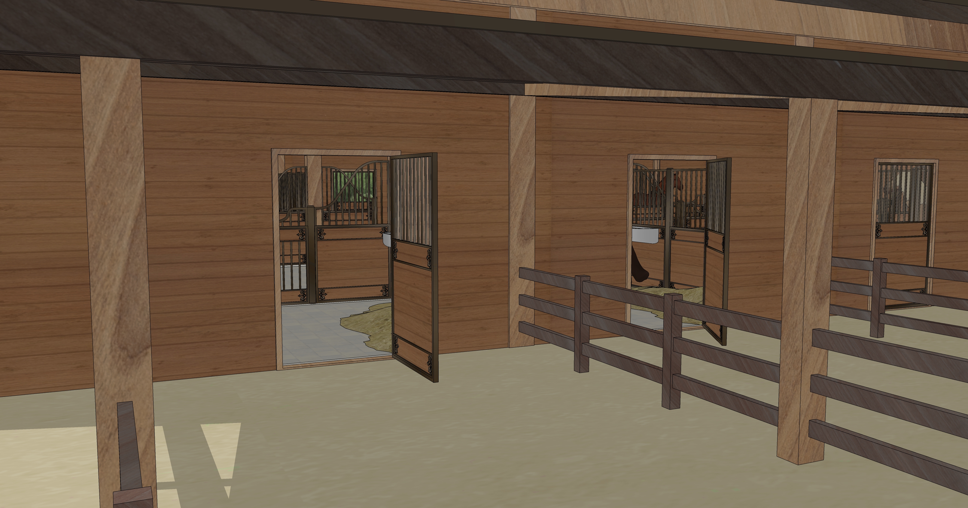 마구간 외부 Outside the stable-4 마구간 외부 Outside the stable-4