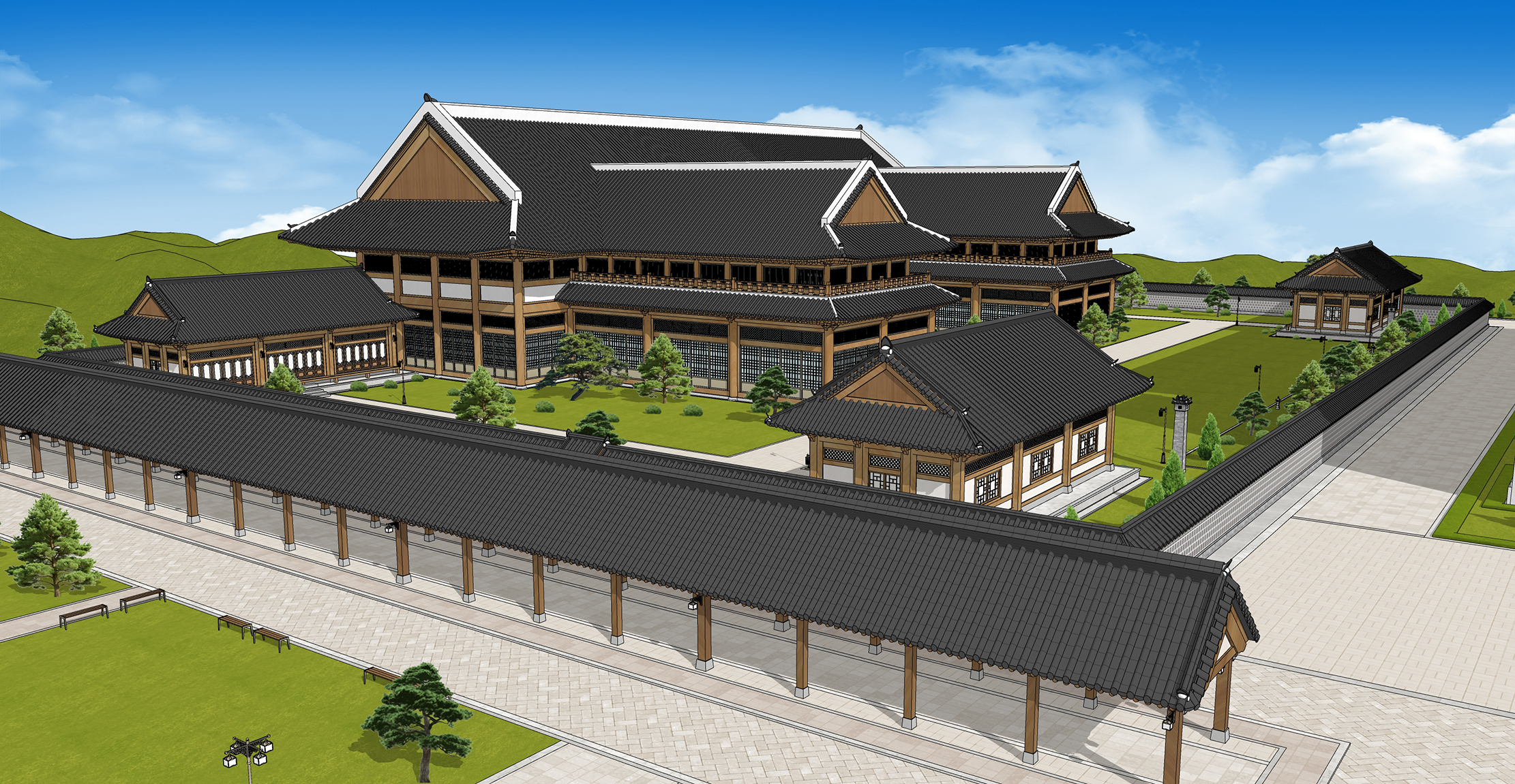 학교 동양풍학교Oriental-style school-9