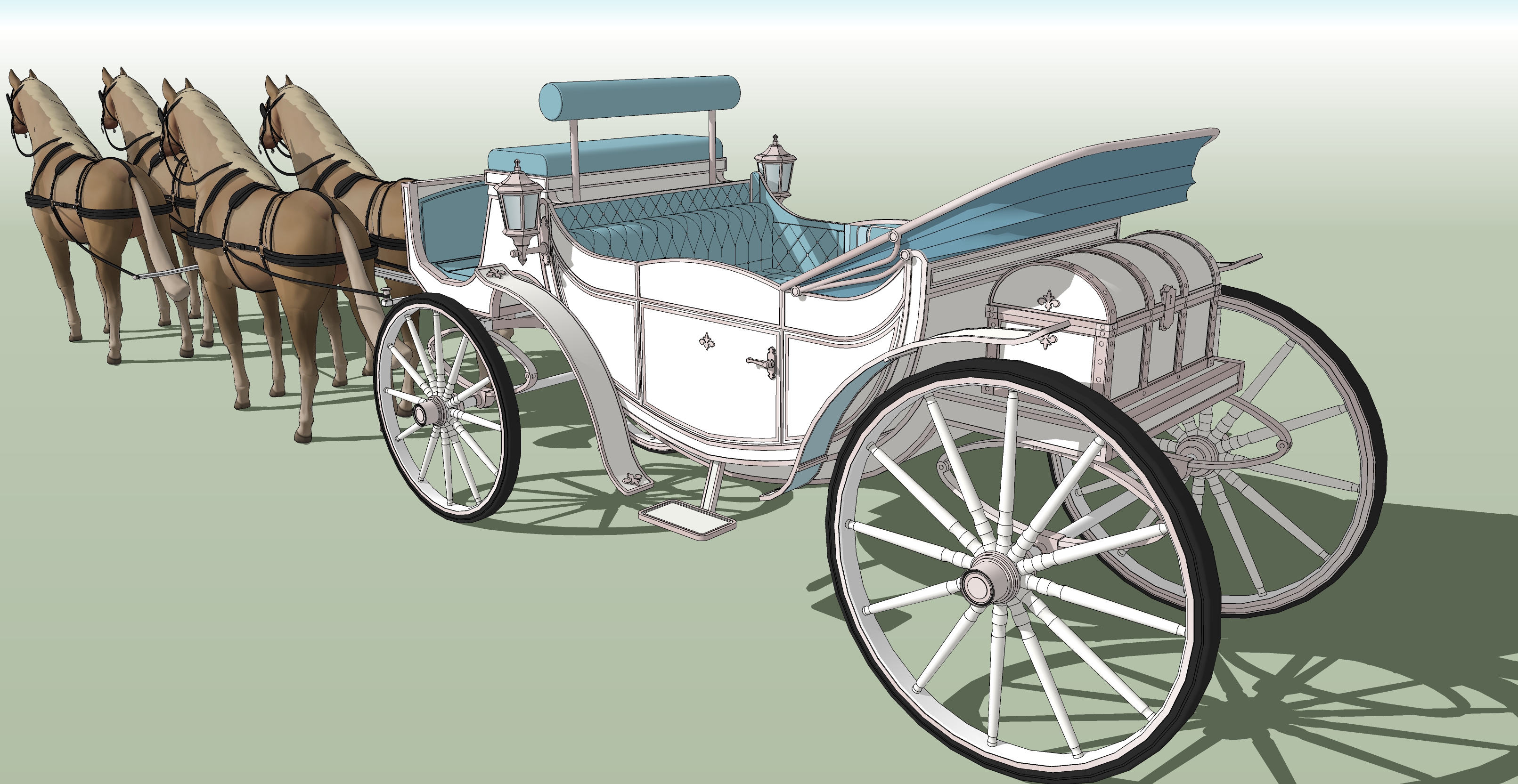 오픈형 마차 open carriage-1 오픈형 마차 open carriage-1