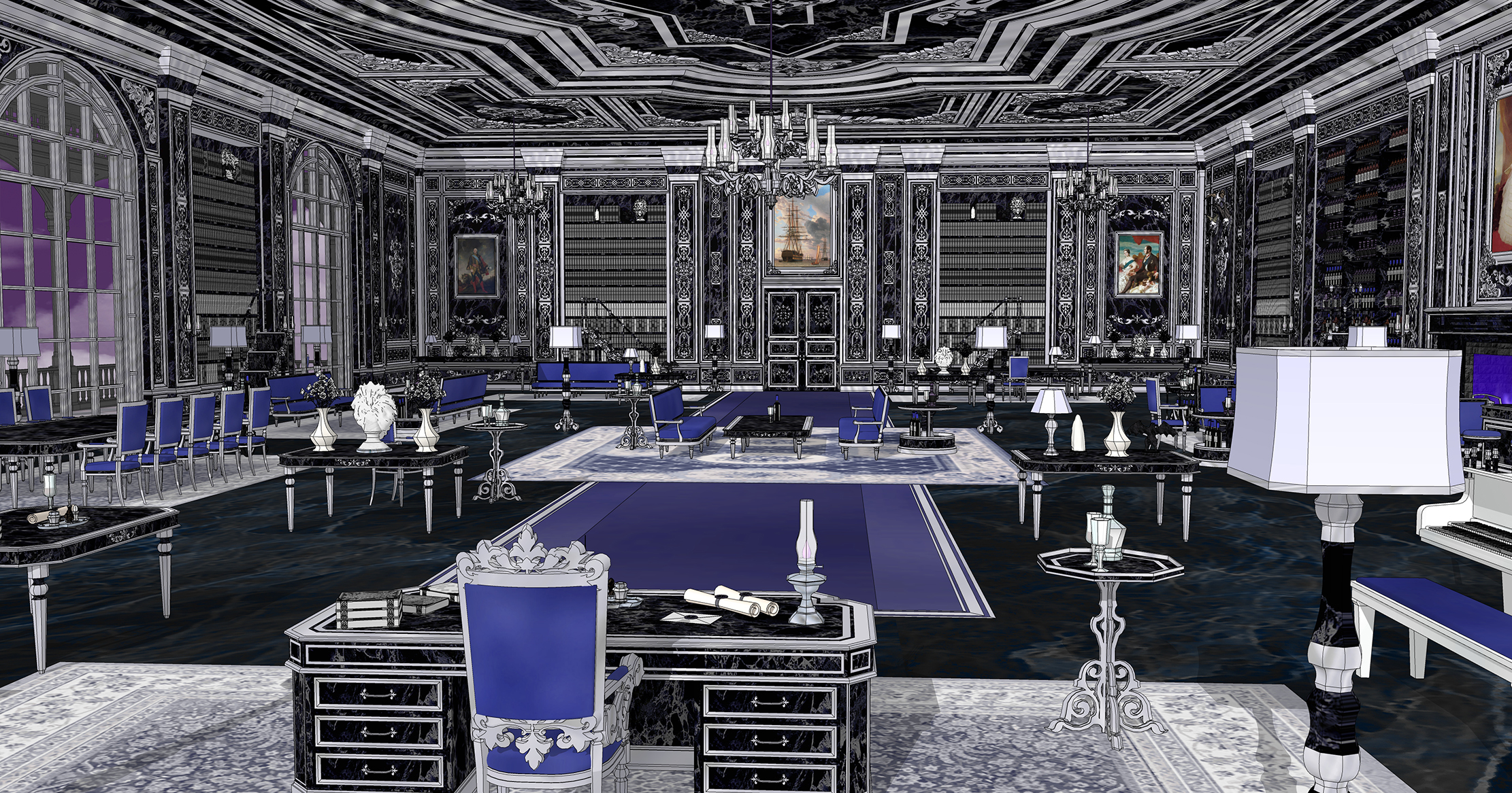 마족 귀족의 집무실The office of the Demon Noble-3 마족 귀족의 집무실The office of the Demon Noble-3