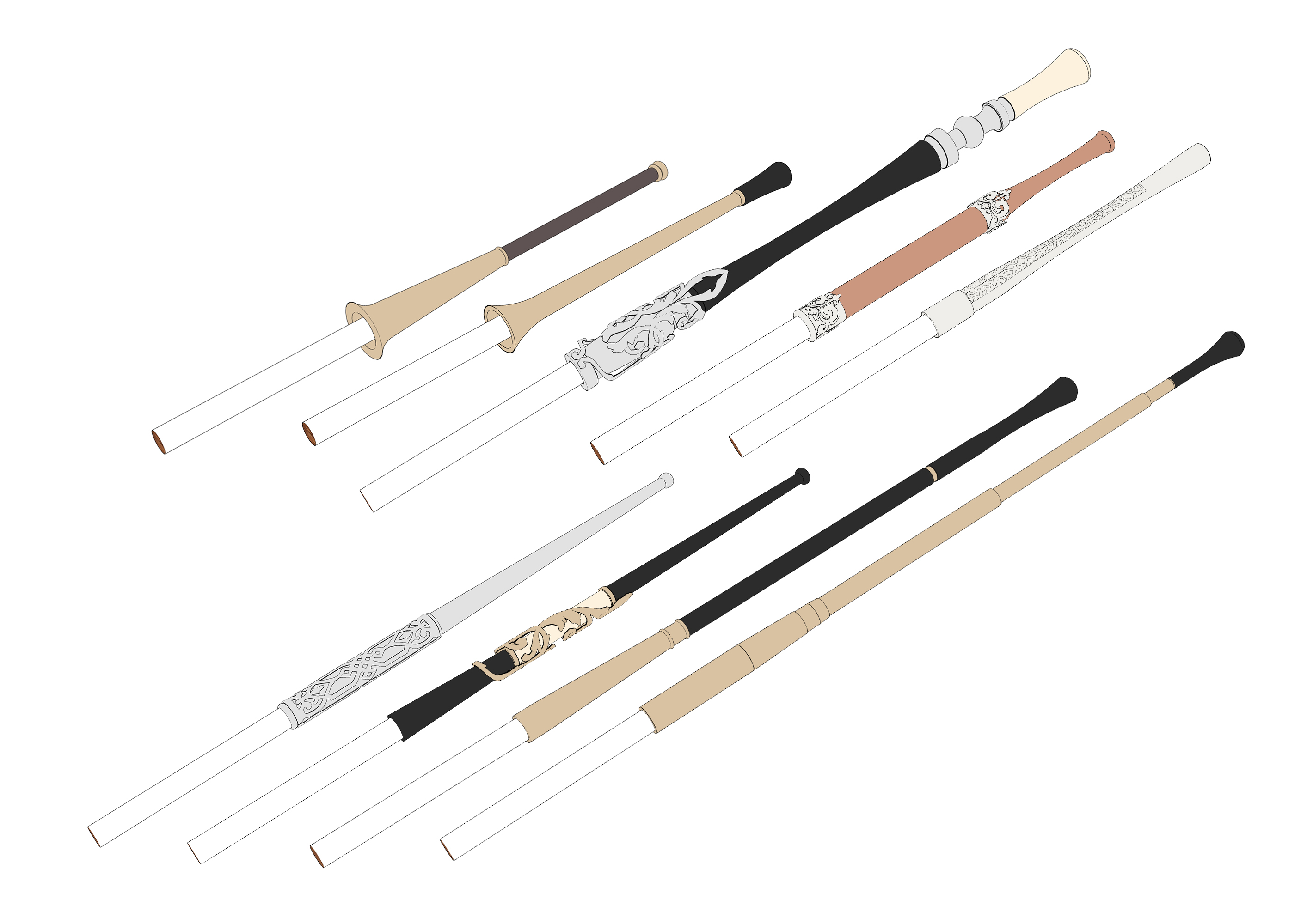 담배 홀더 Cigarette Holder 세트