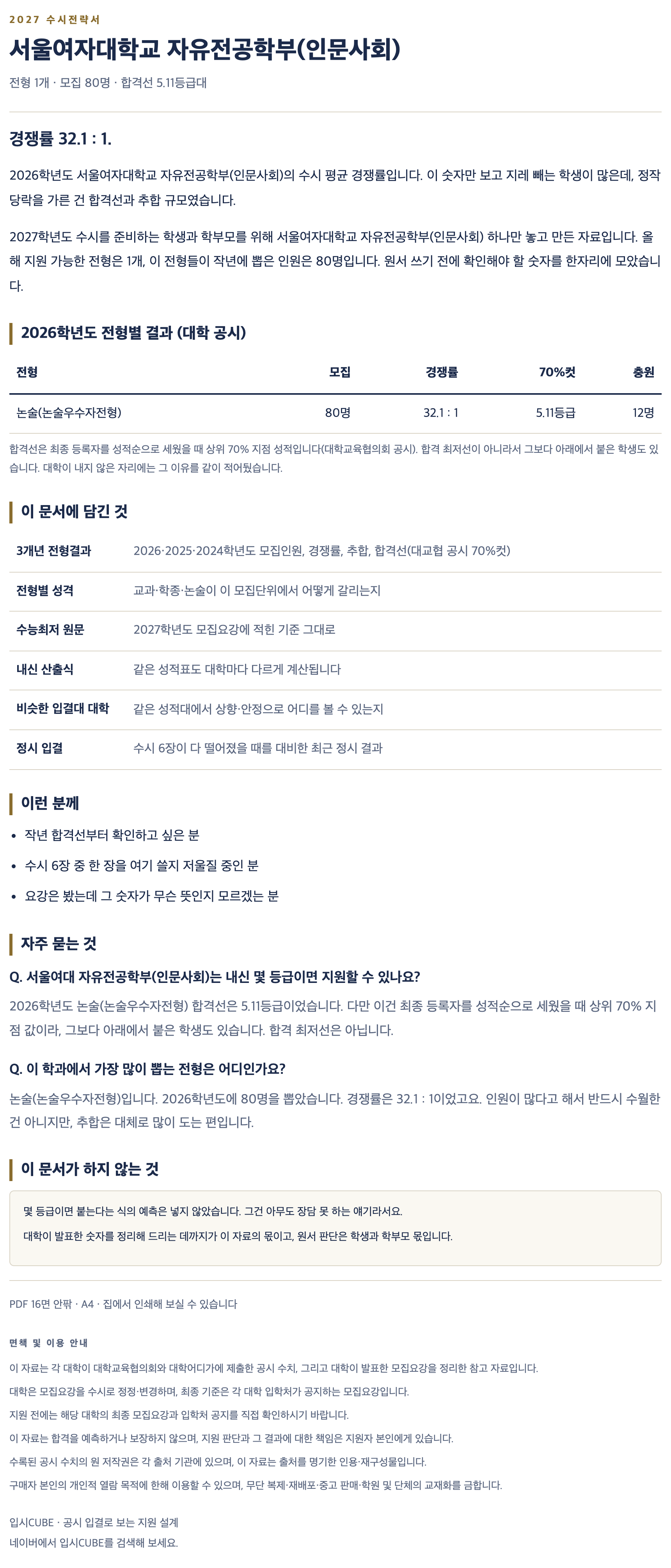 서울여대_자유전공학부(인문사회)_상세 서울여대_자유전공학부(인문사회)_상세