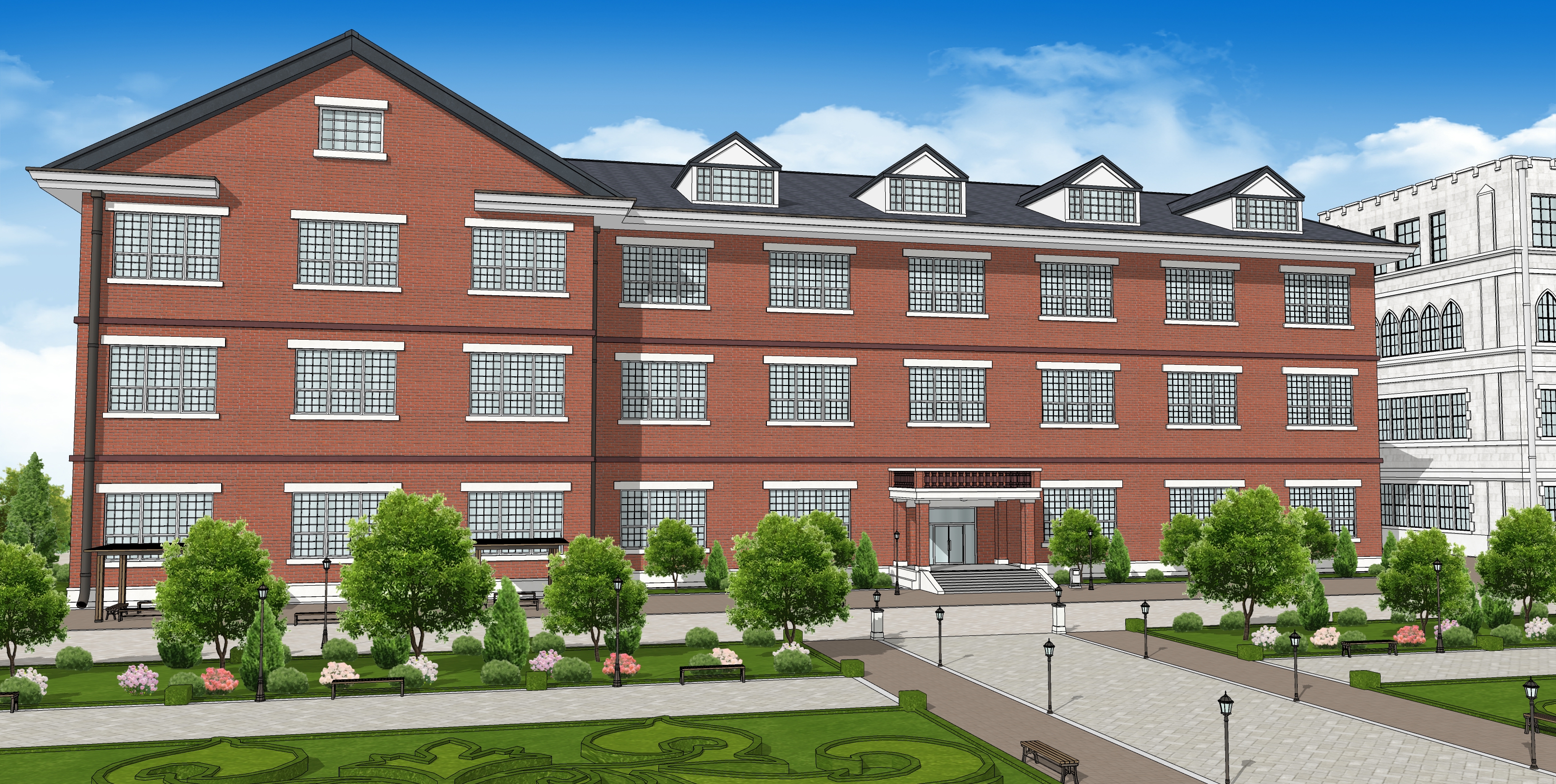 학교 서양풍학교 Western-style school-9 학교 서양풍학교 Western-style school-9