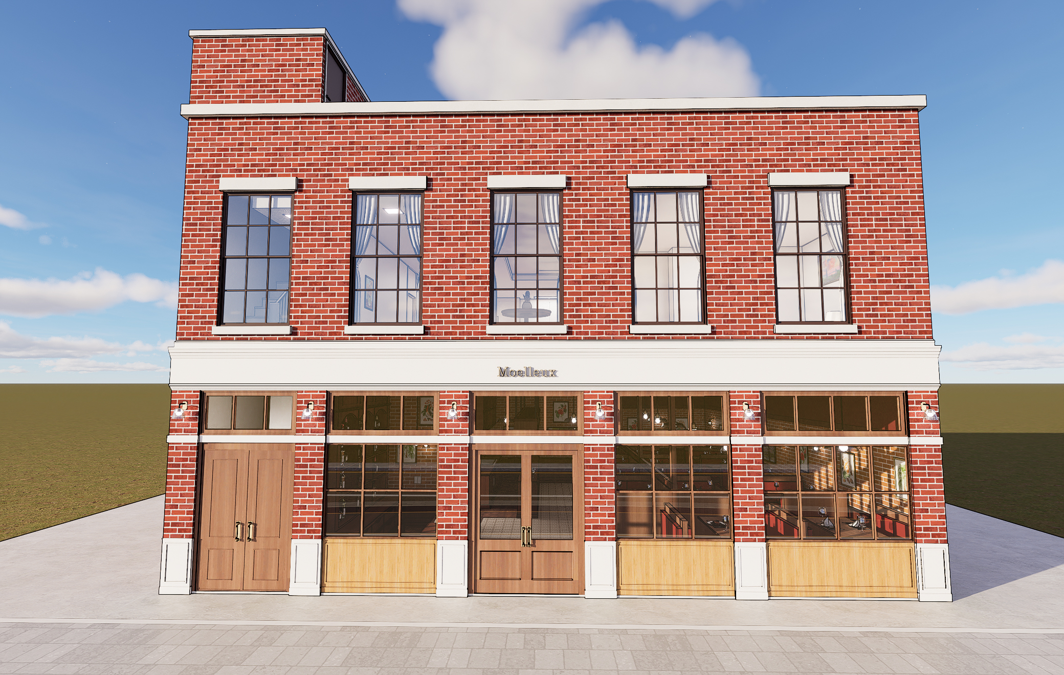 레스토랑 렌더1 레스토랑 렌더1