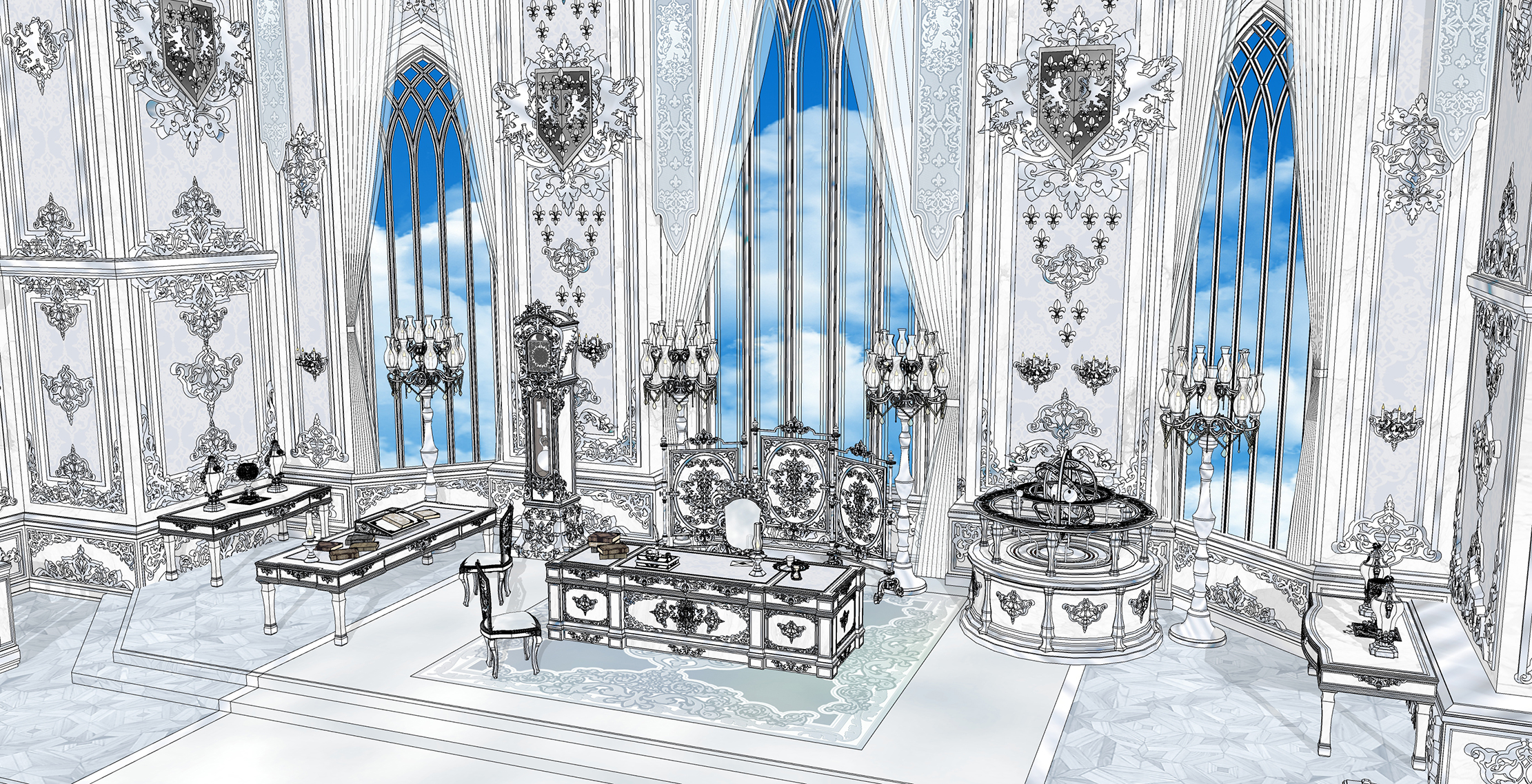 하얀 집무실white office-2 하얀 집무실white office-2