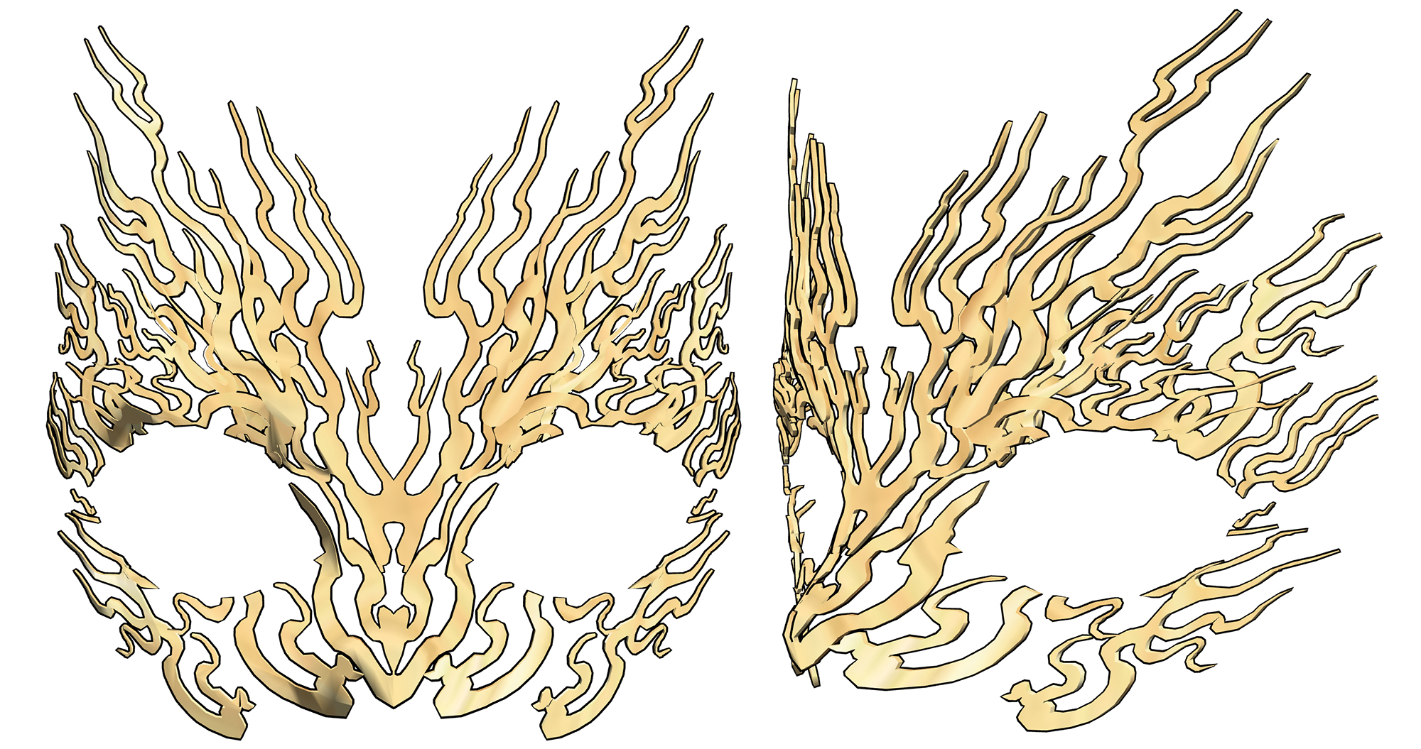 동양풍 가면 Oriental style mask A-3-3 동양풍 가면 Oriental style mask A-3-3