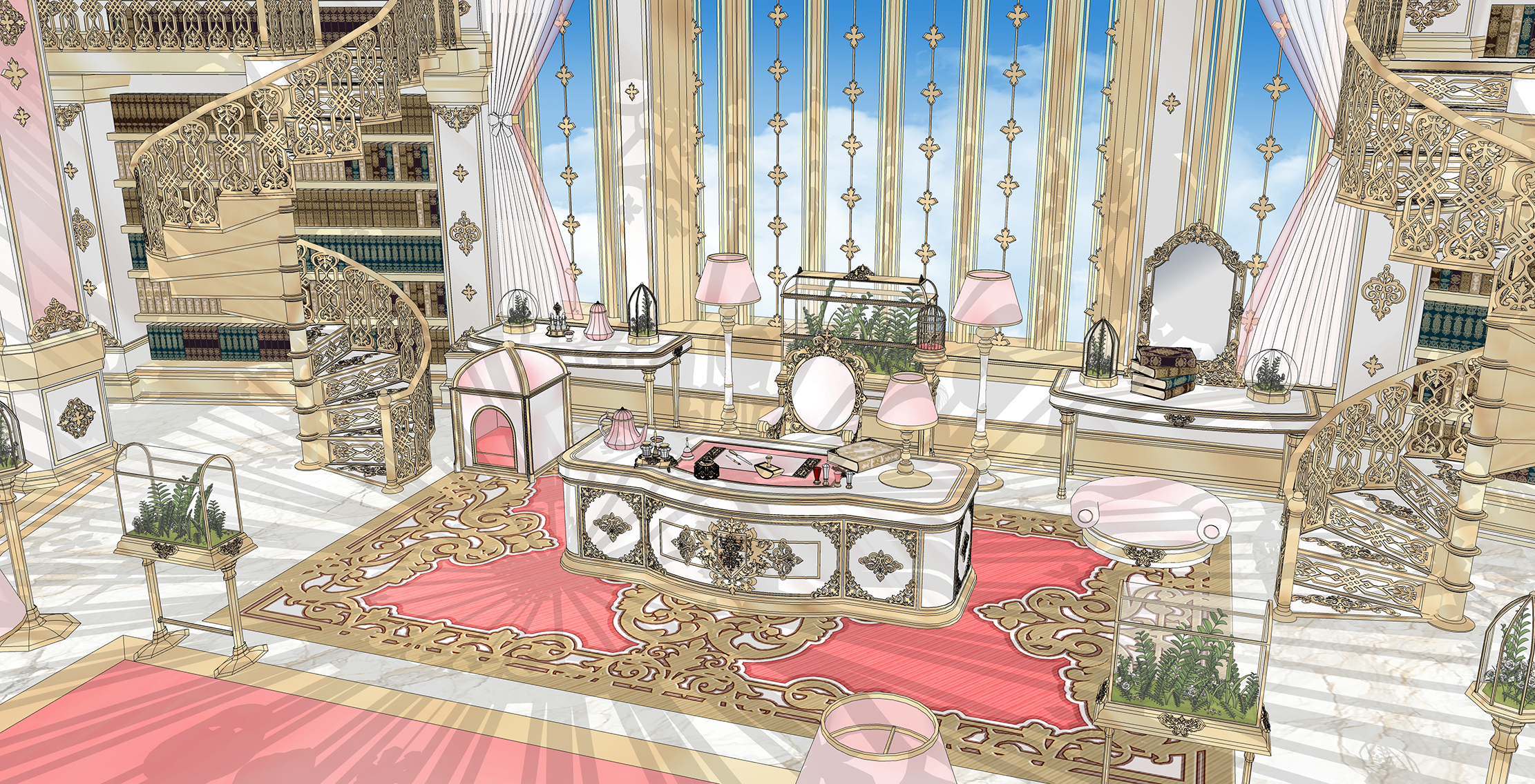 공주 집무실princess office-3 공주 집무실princess office-3