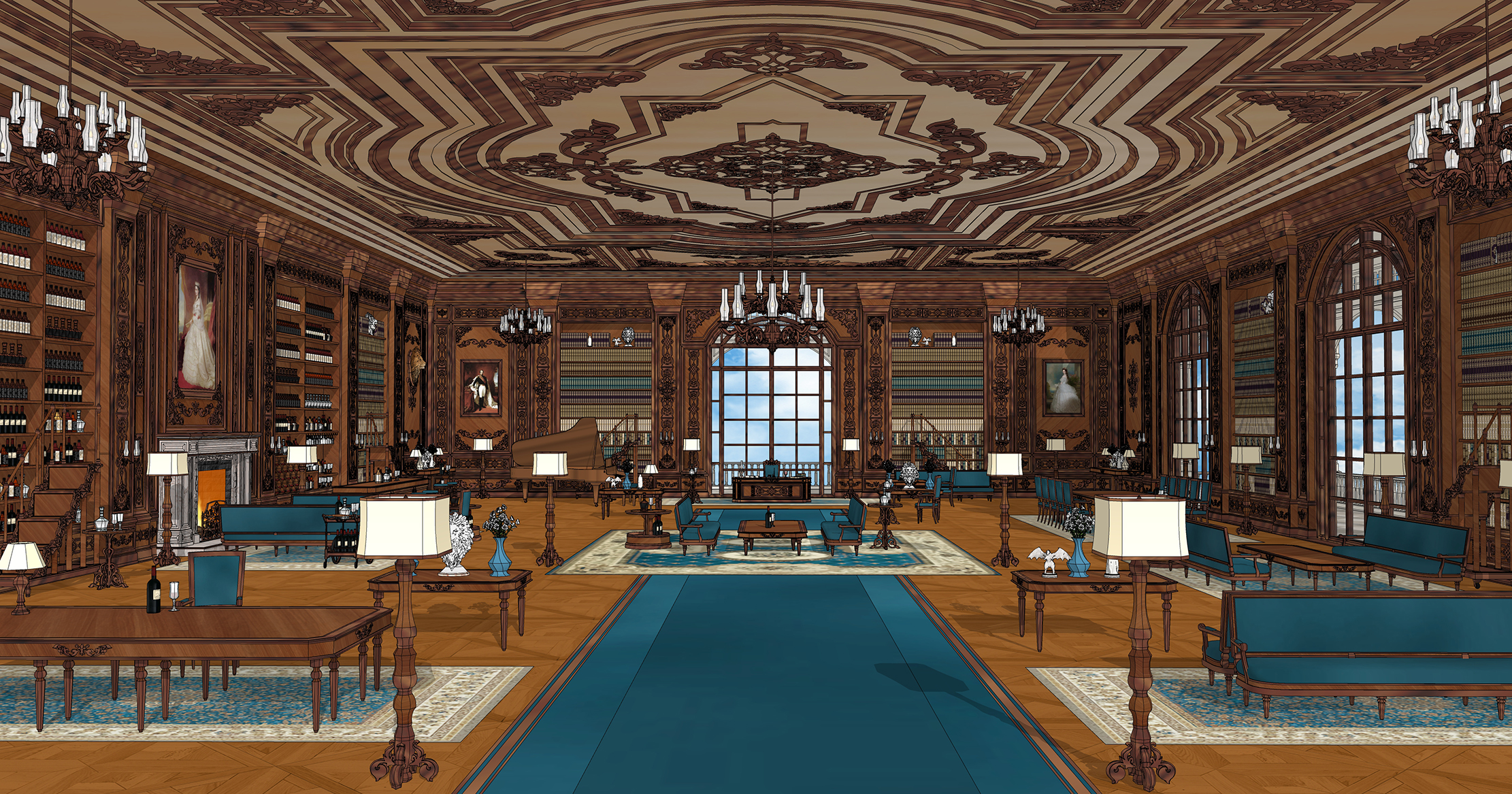 귀족의 집무실The nobleman's office-1 귀족의 집무실The nobleman's office-1