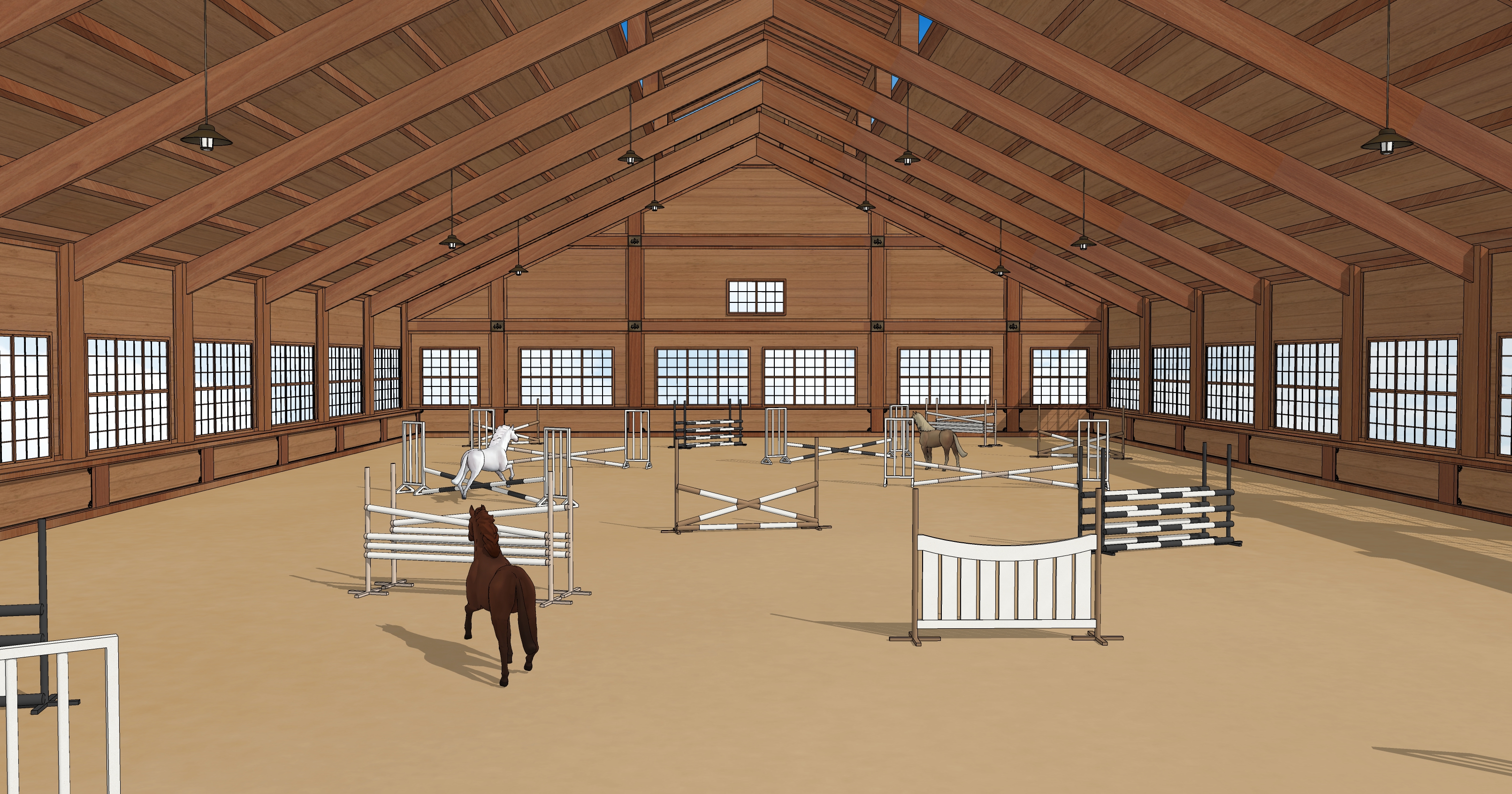 실내 마장 Indoor riding arena-1 실내 마장 Indoor riding arena-1