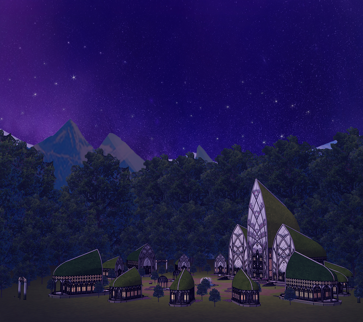 엘프 기본 마을밤보정 엘프 기본 마을밤보정