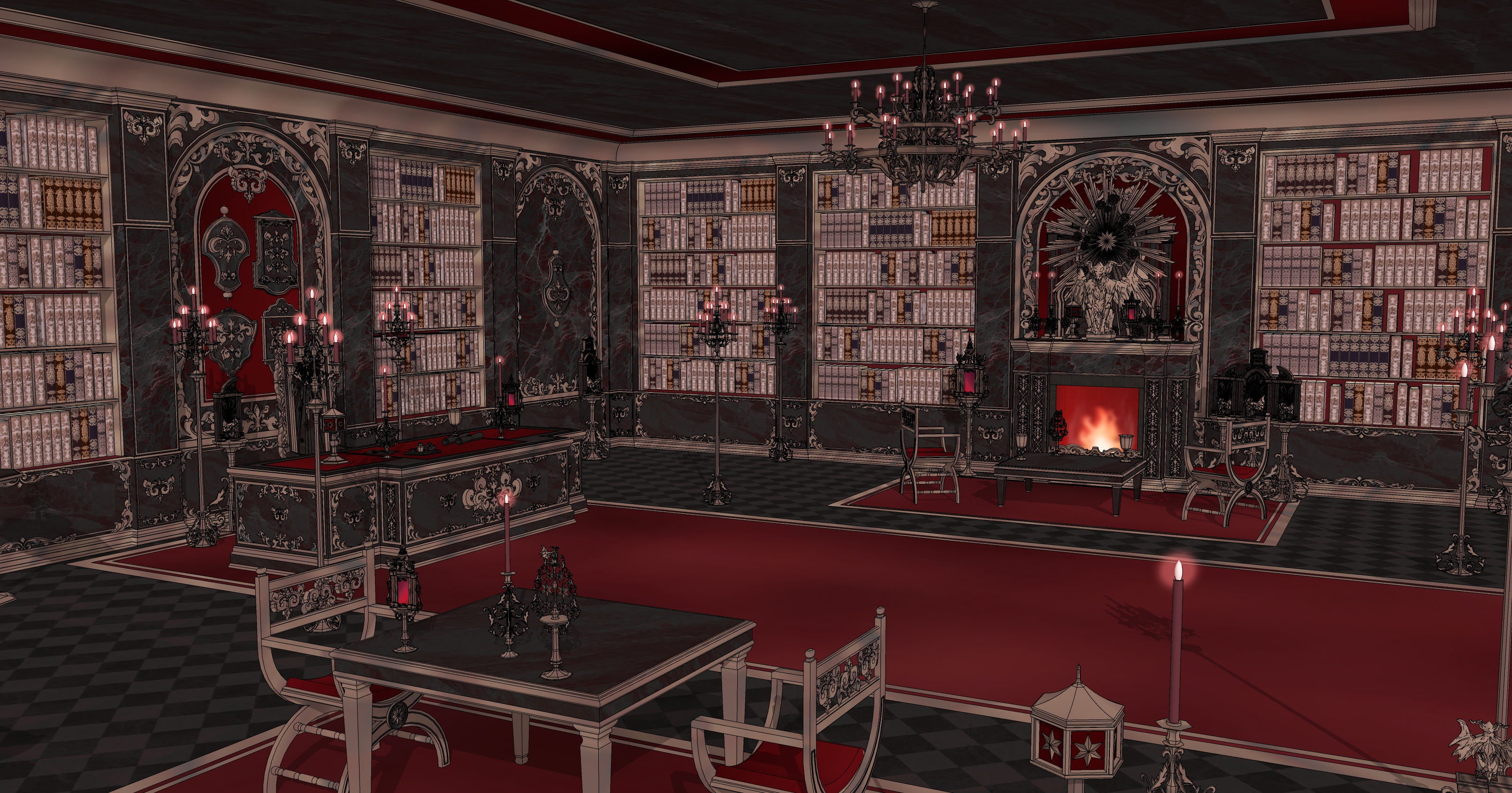 악마 대사제의 집무실 The Demon High Priest's Office-1