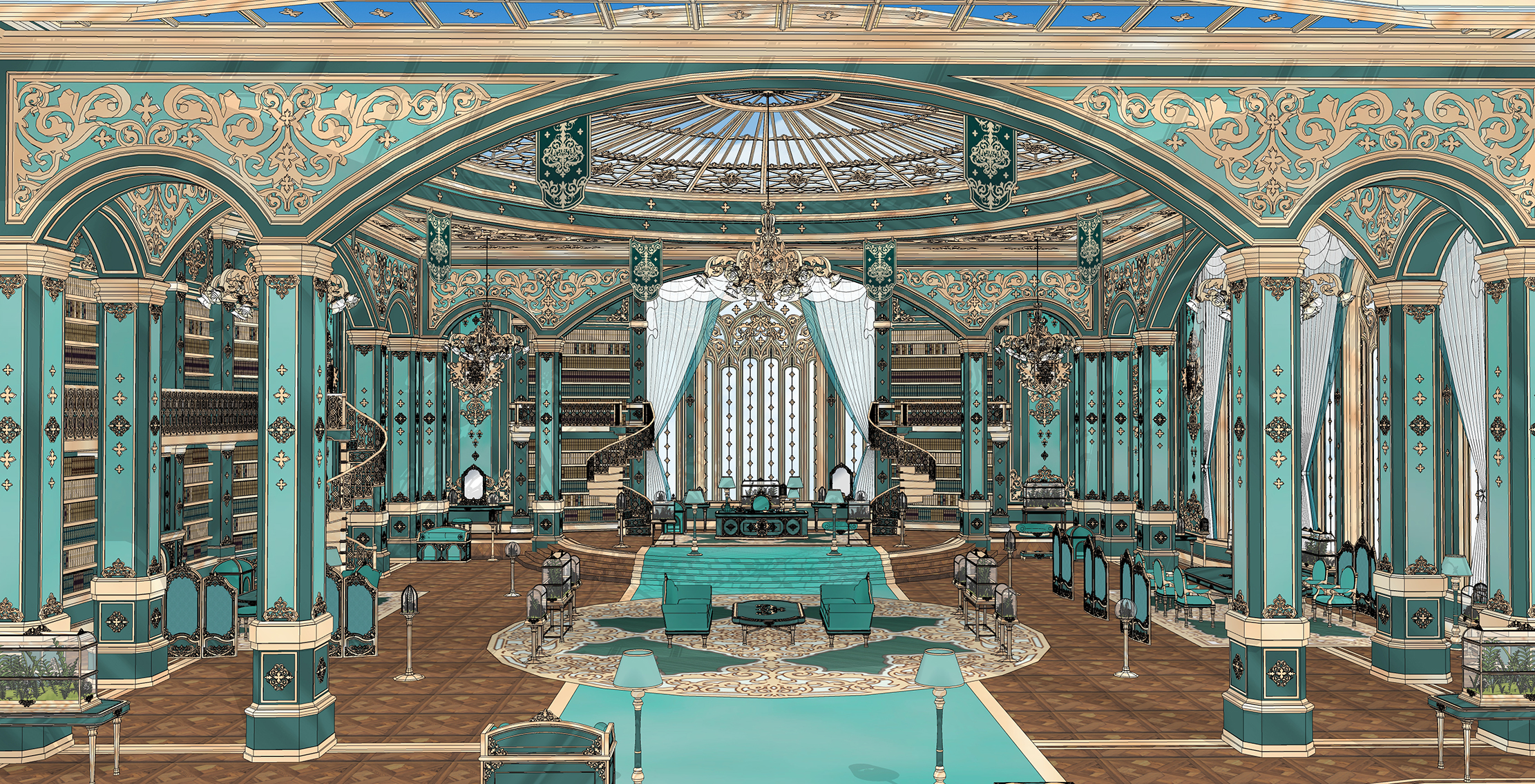 공작 영애 집무실Duke's Lady's Office-1 공작 영애 집무실Duke's Lady's Office-1