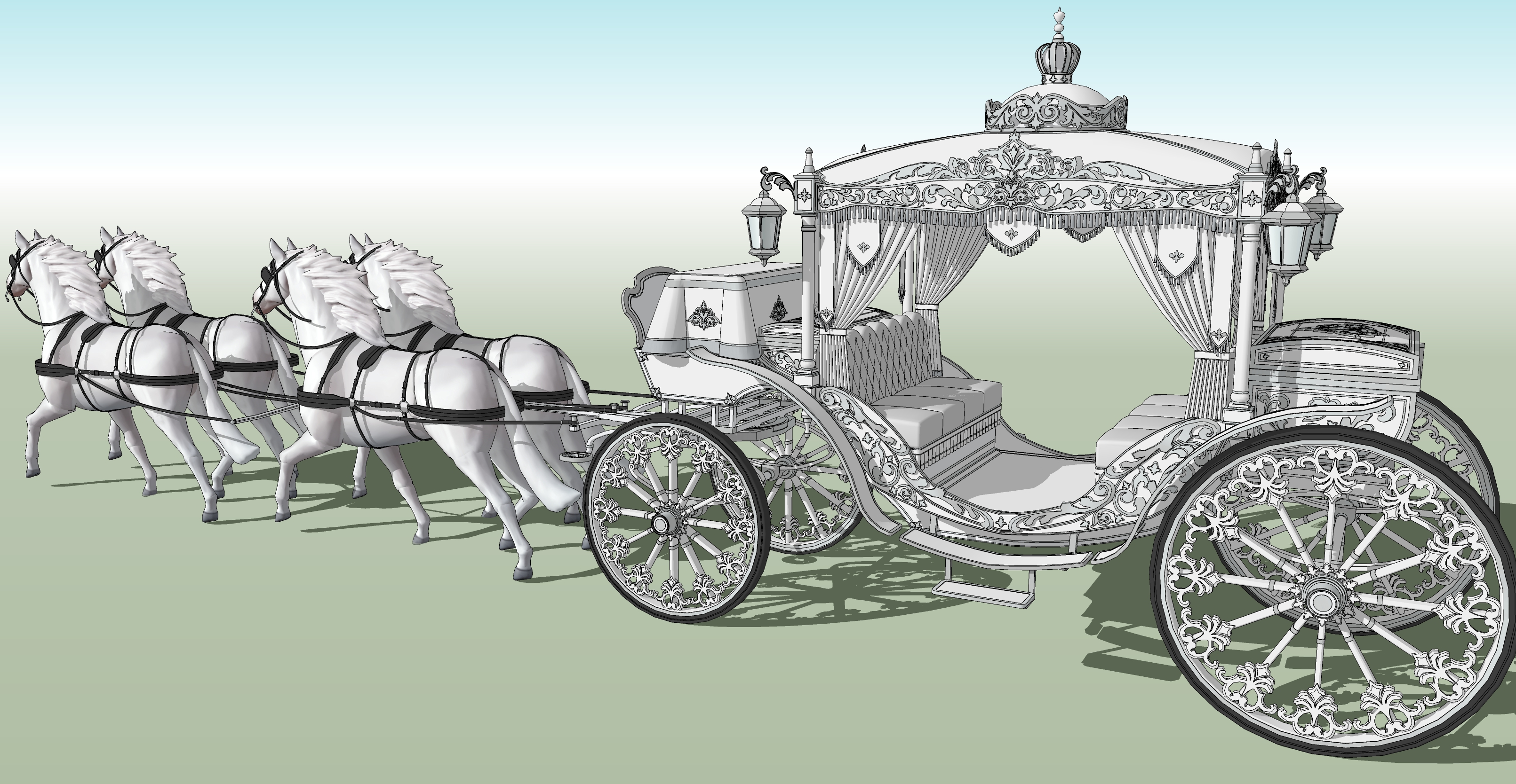 데이트용 마차 은색 Carriage for a date silver-1 데이트용 마차 은색 Carriage for a date silver-1