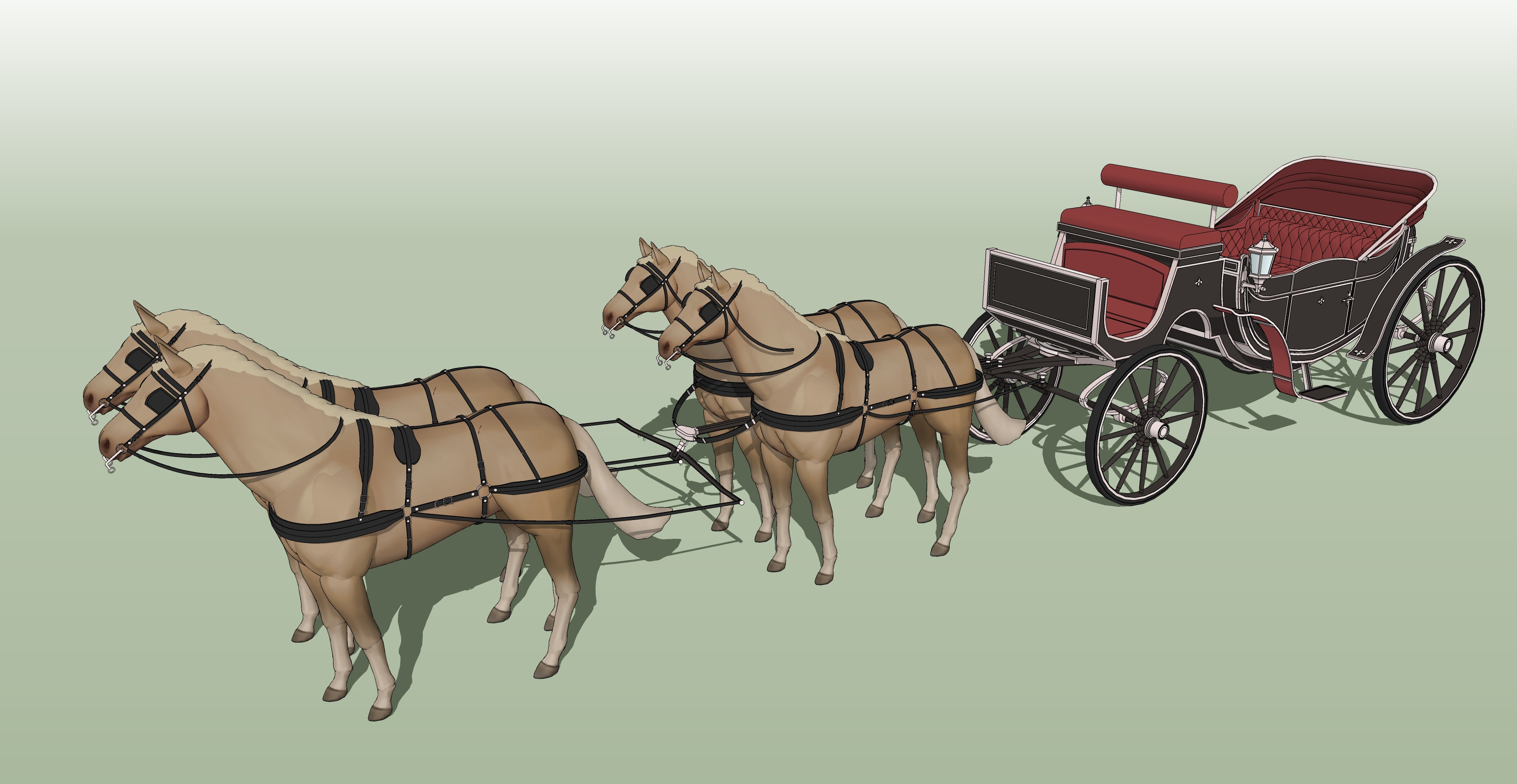오픈형 마차 검은색 open carriage black-2 오픈형 마차 검은색 open carriage black-2