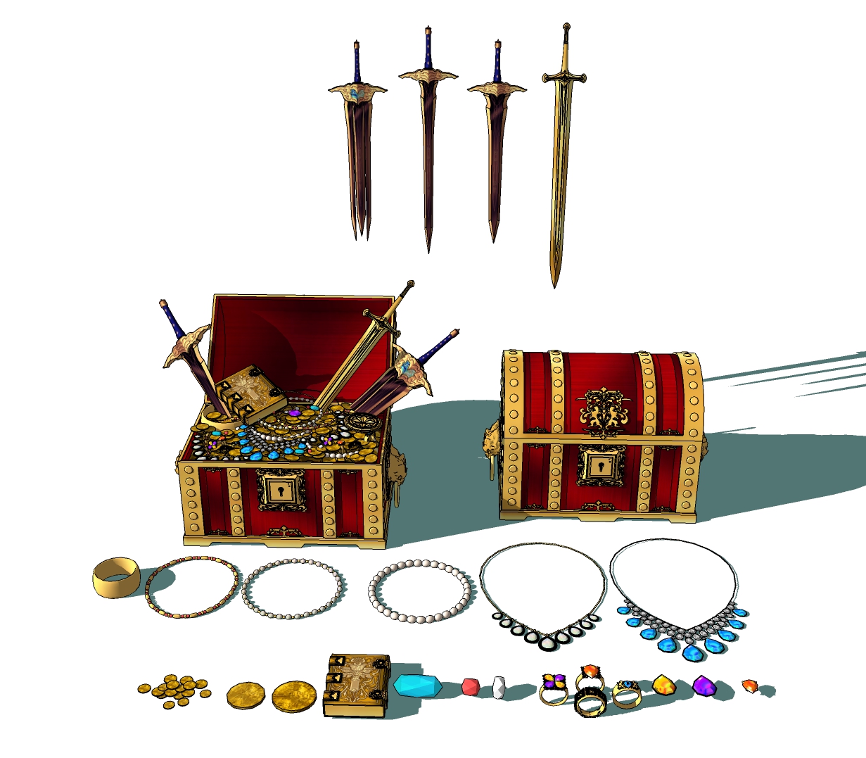 보석상자와 금화2-1 보석상자와 금화2-1