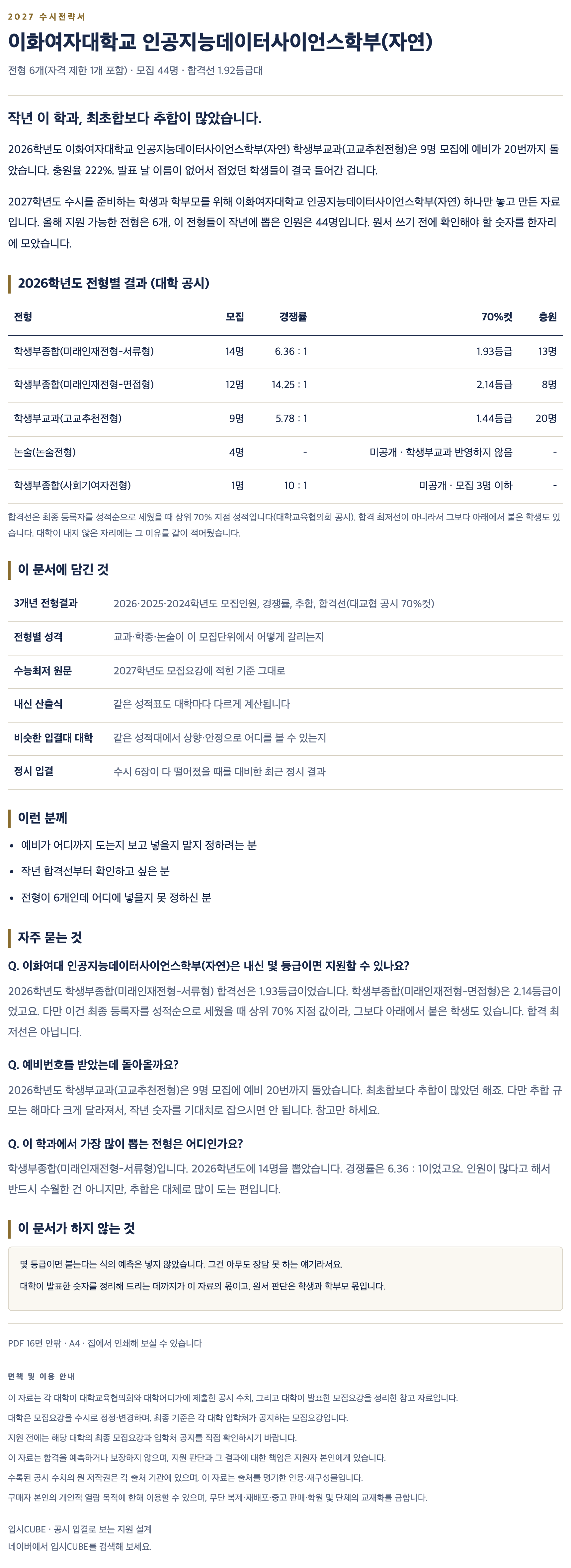 이화여대_인공지능데이터사이언스학부(자연)_상세 이화여대_인공지능데이터사이언스학부(자연)_상세