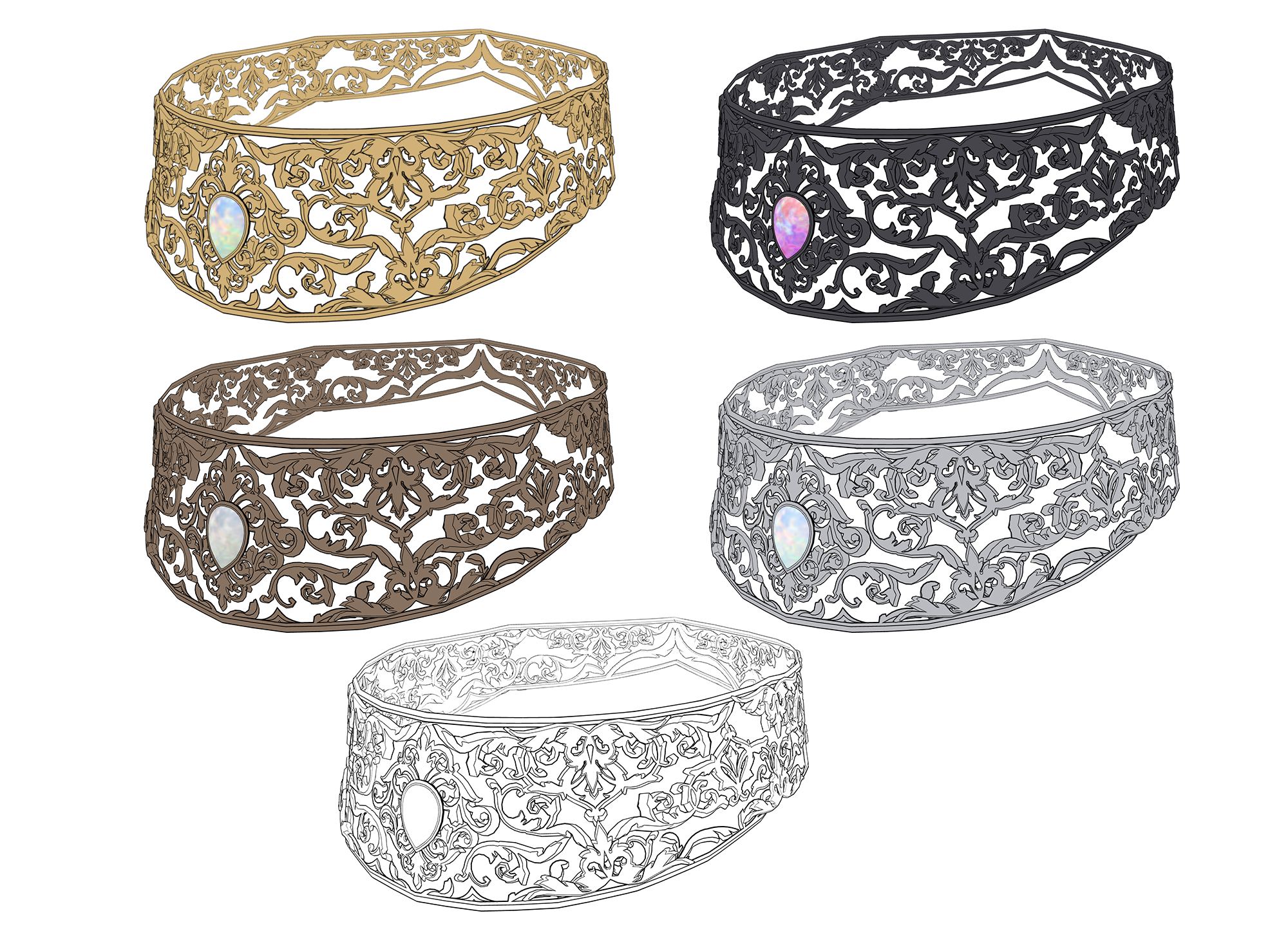 금속 초커 Metal Choker1 금속 초커 Metal Choker1