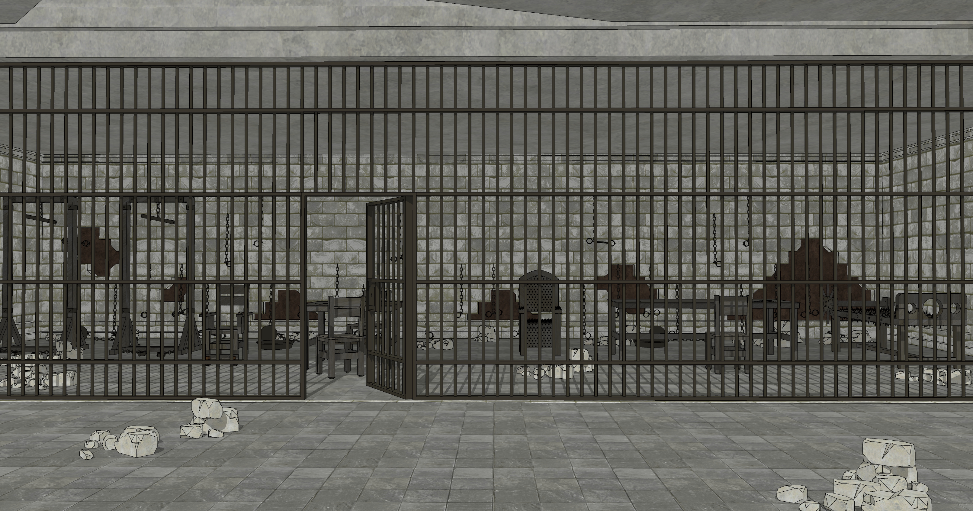 신전 감옥 폐허 Temple Prison Ruins-9