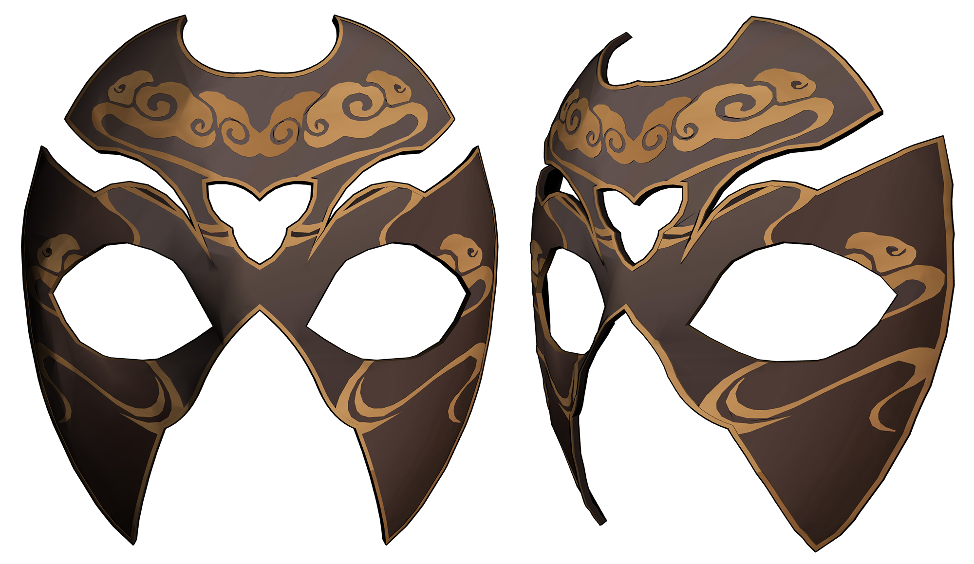 동양풍 가면 Oriental style mask A-14-3 동양풍 가면 Oriental style mask A-14-3