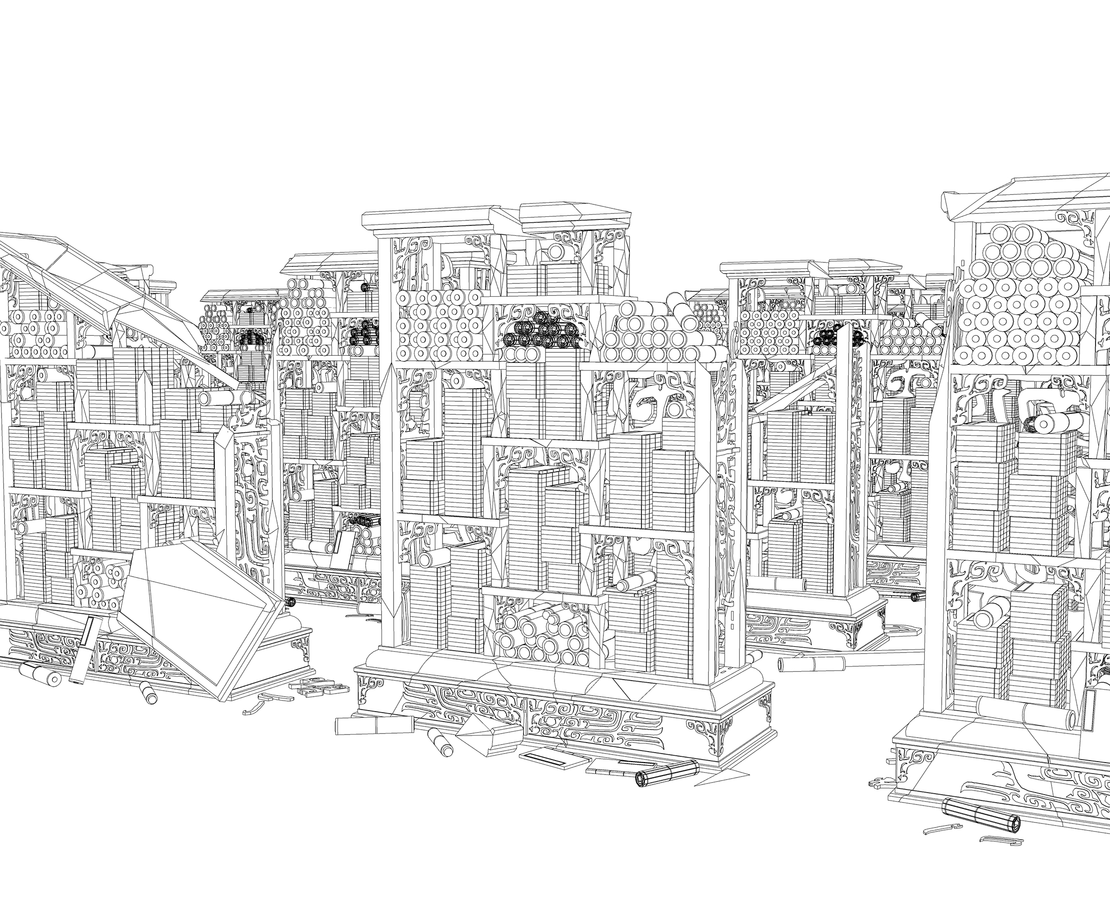 비급서고 폐허 Secret library ruin ver1-라인-3