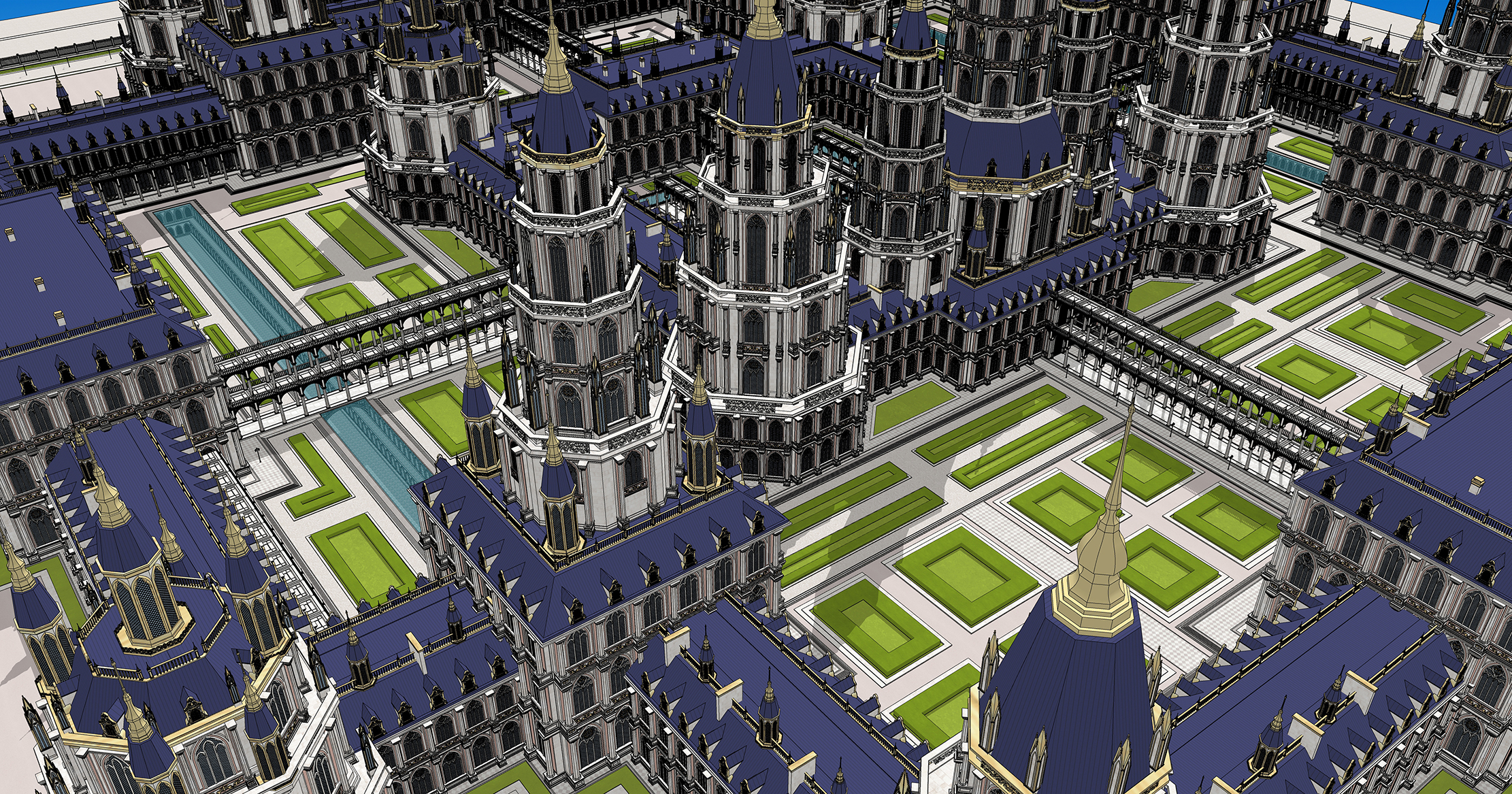 중세 판타지 궁전 Medieval fantasy Palace-5