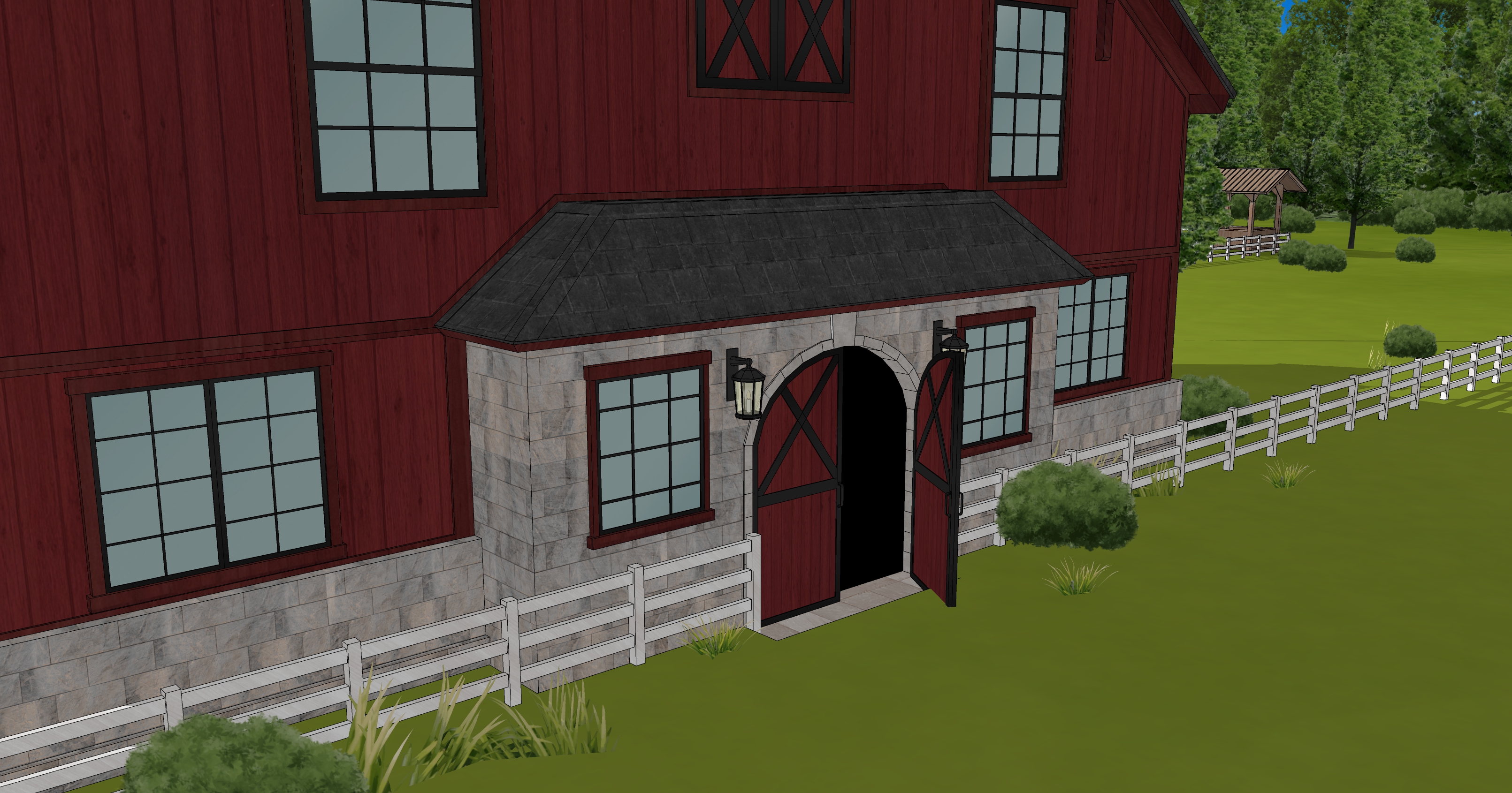 마구간 외부 Outside the stable ver4-5 마구간 외부 Outside the stable ver4-5