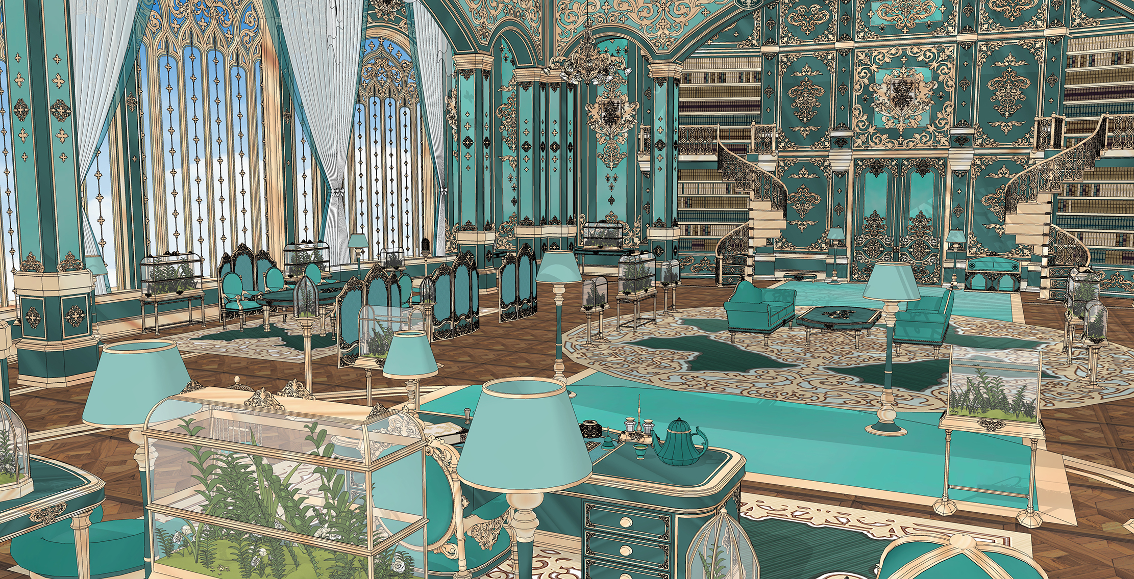 공작 영애 집무실Duke's Lady's Office-3 공작 영애 집무실Duke's Lady's Office-3