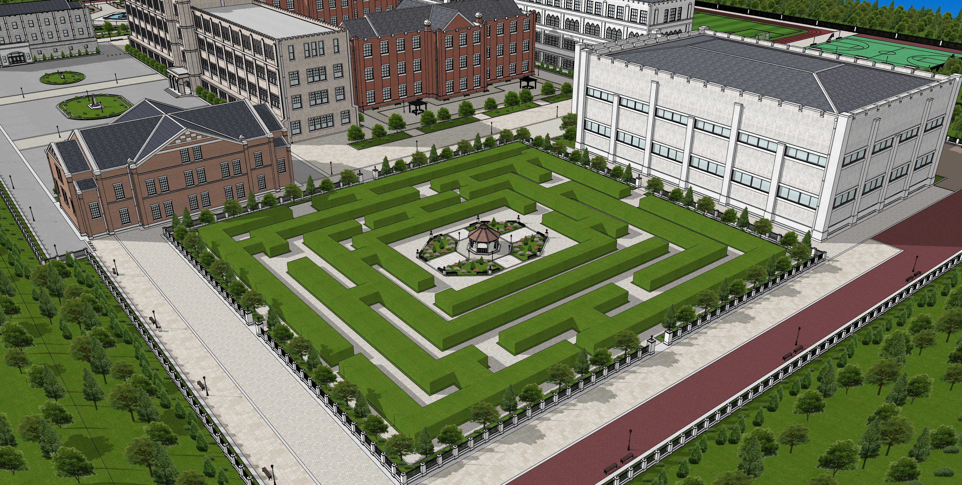 학교 서양풍학교 Western-style school-12 학교 서양풍학교 Western-style school-12