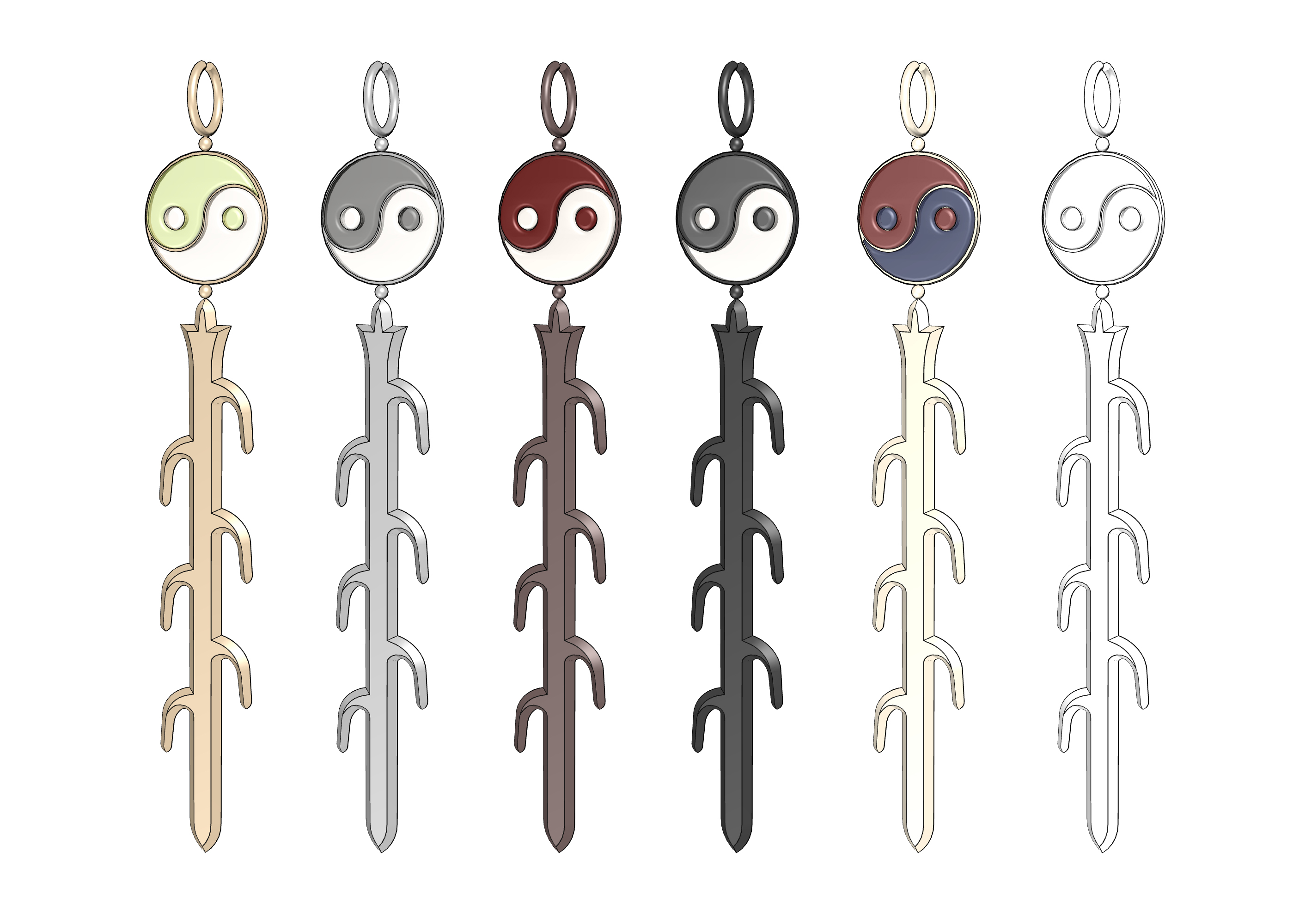 동양풍 귀걸이2