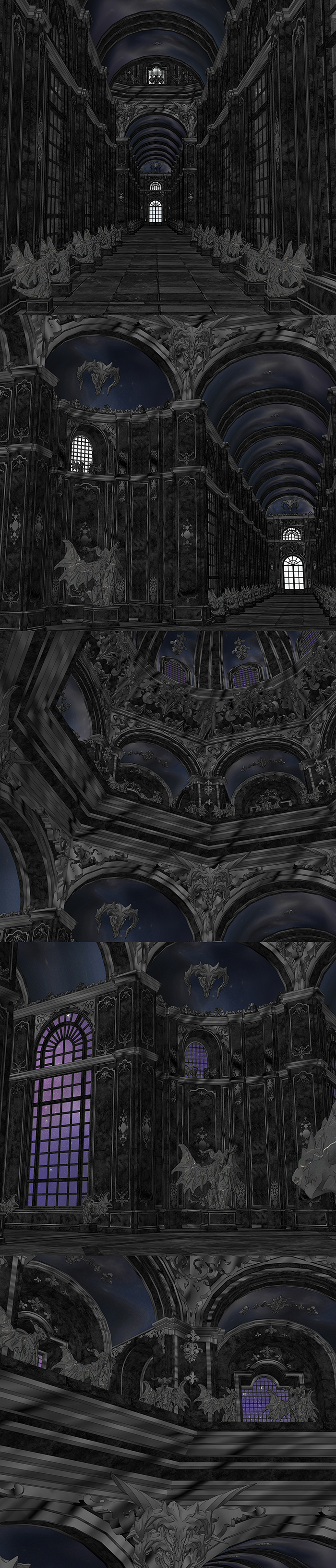 마왕성 복도Demon King's Hallway