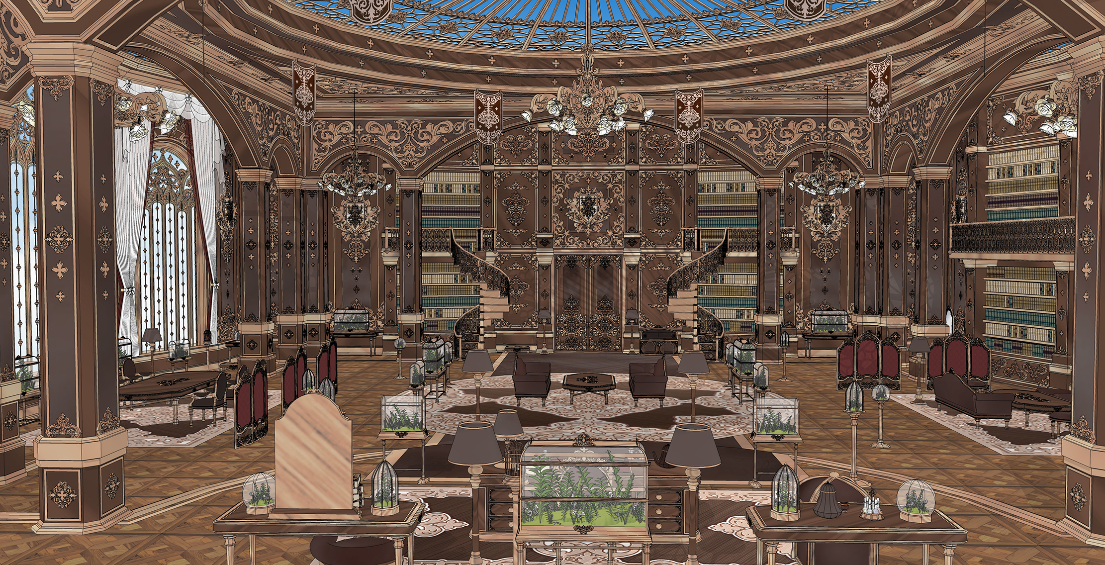 백작 영애 집무실Count's Lady's Office-3 백작 영애 집무실Count's Lady's Office-3