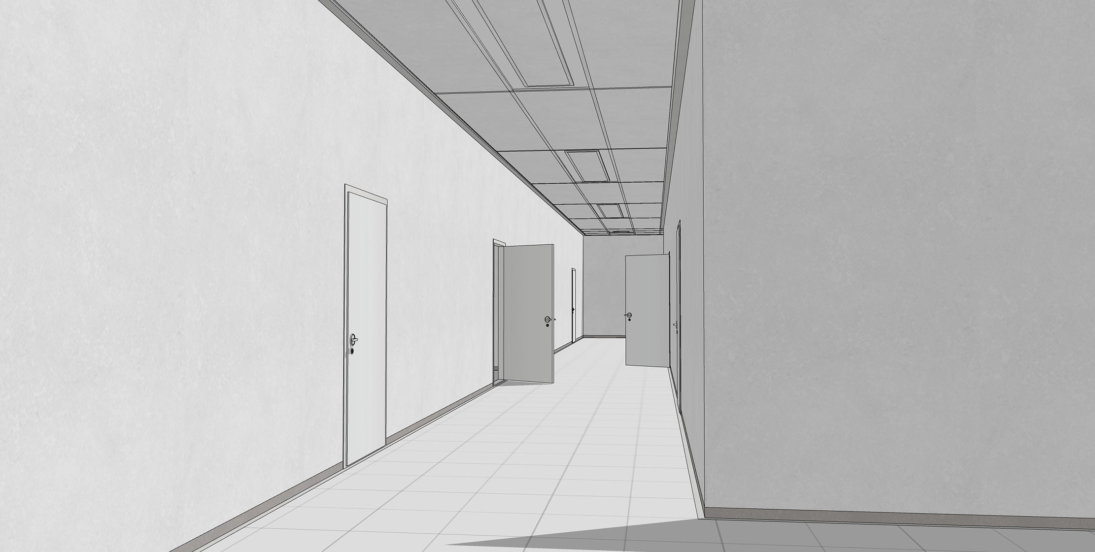 사무실 복도 Office hallway-5 사무실 복도 Office hallway-5