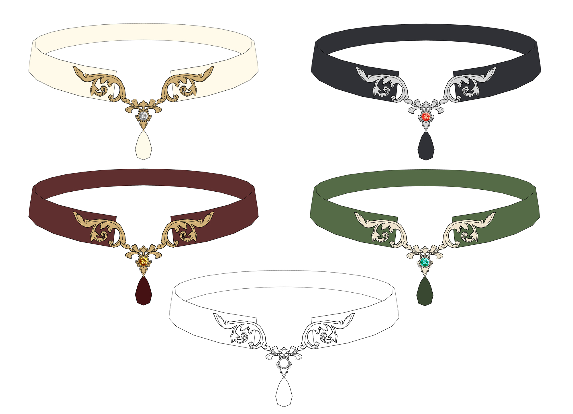 가죽 초커 leather choker1 가죽 초커 leather choker1