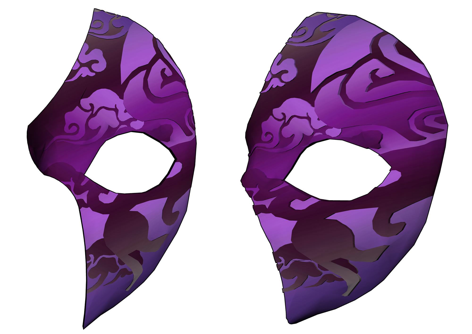 동양풍 가면 Oriental style mask A-21-3 동양풍 가면 Oriental style mask A-21-3