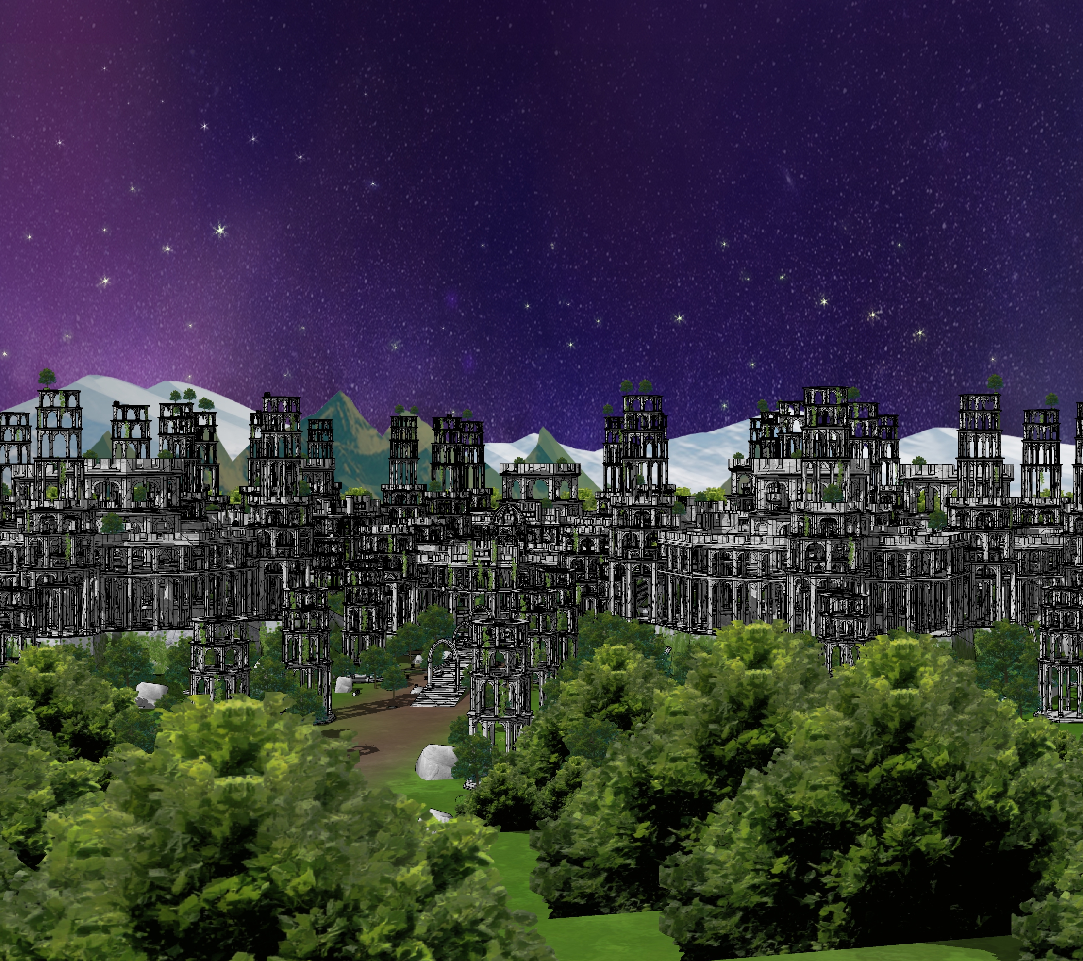 대형 유적 폐허2-17