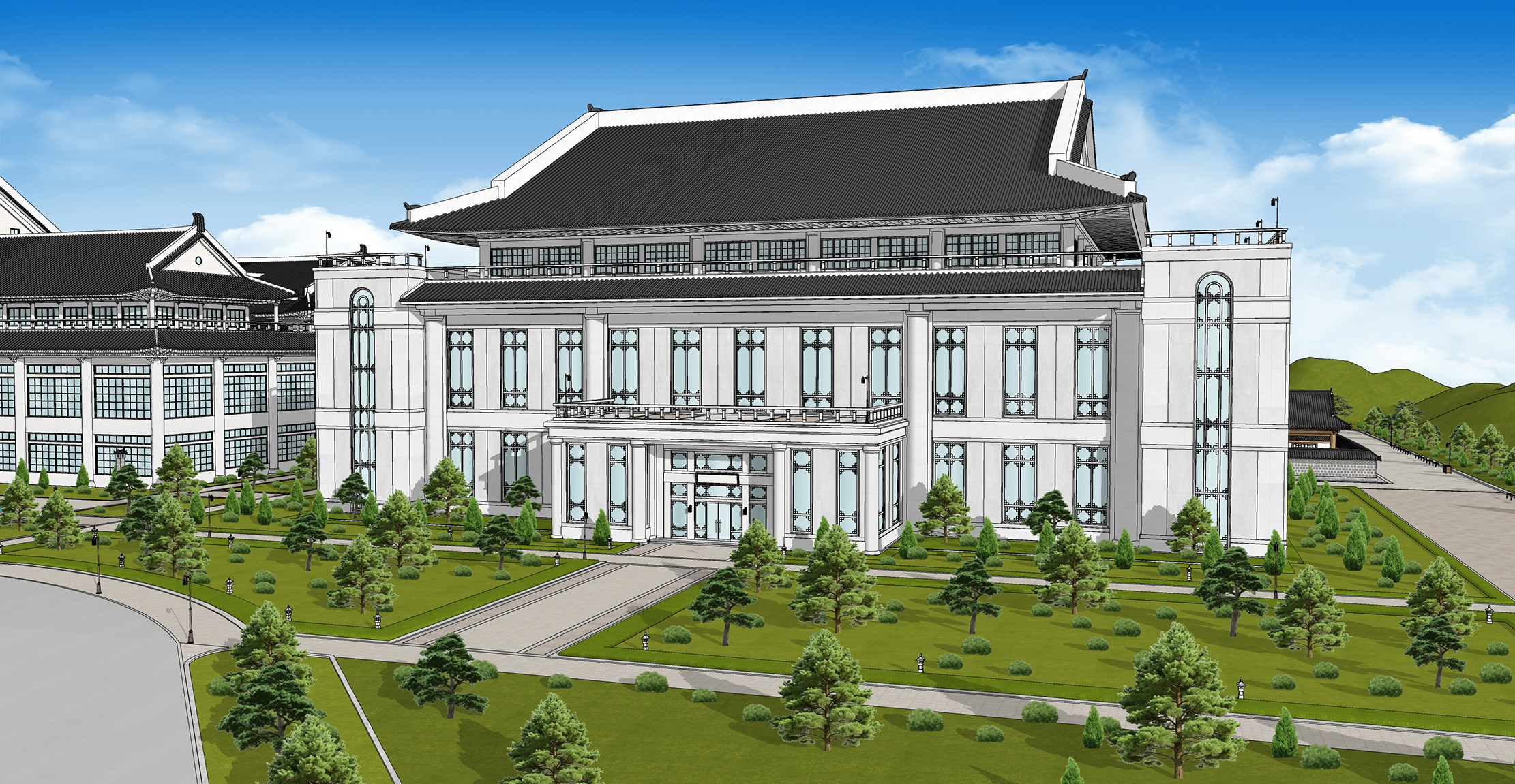 학교 동양풍학교Oriental-style school-3