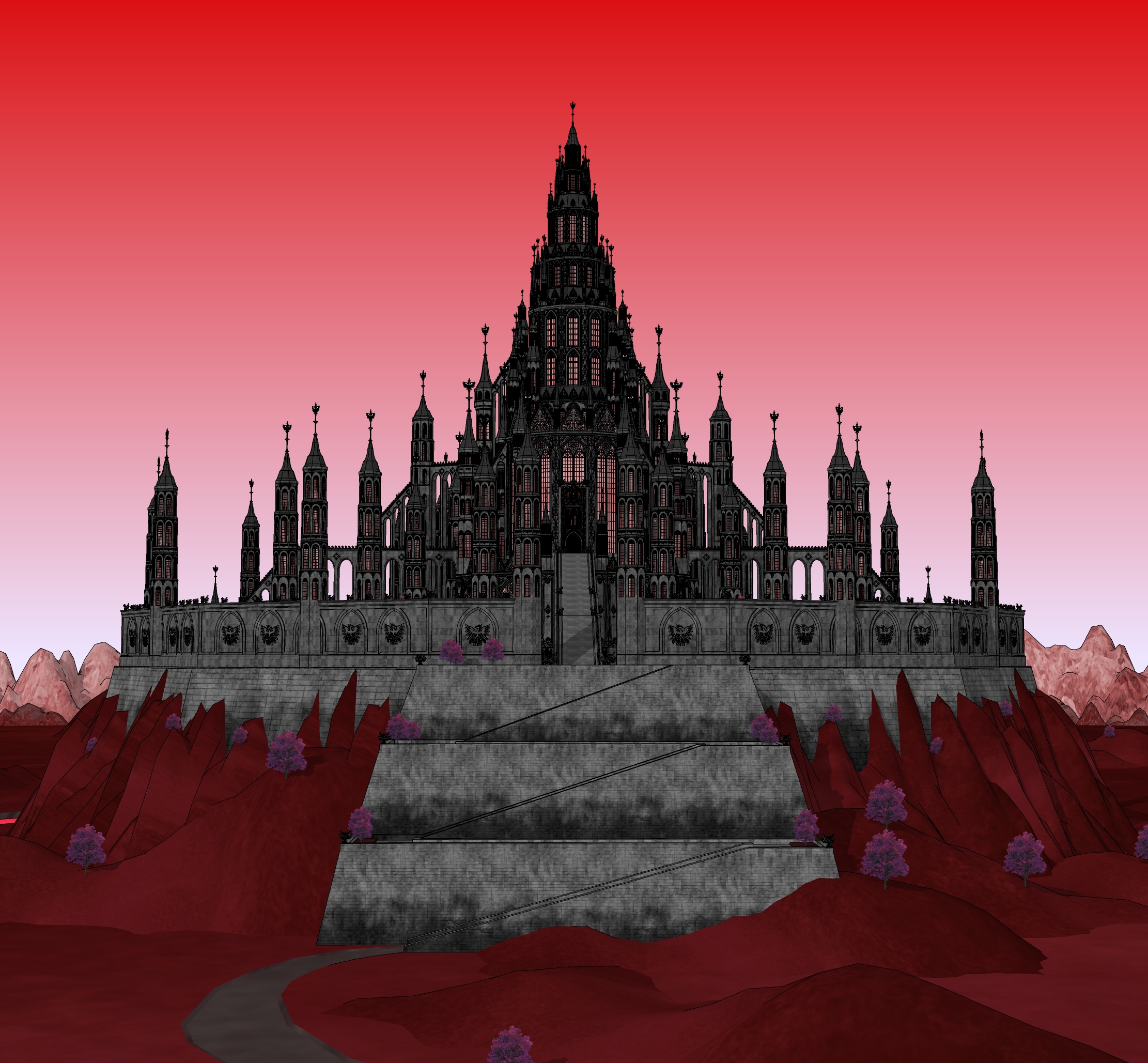 판타지 검은 성fantasy dark castle-1