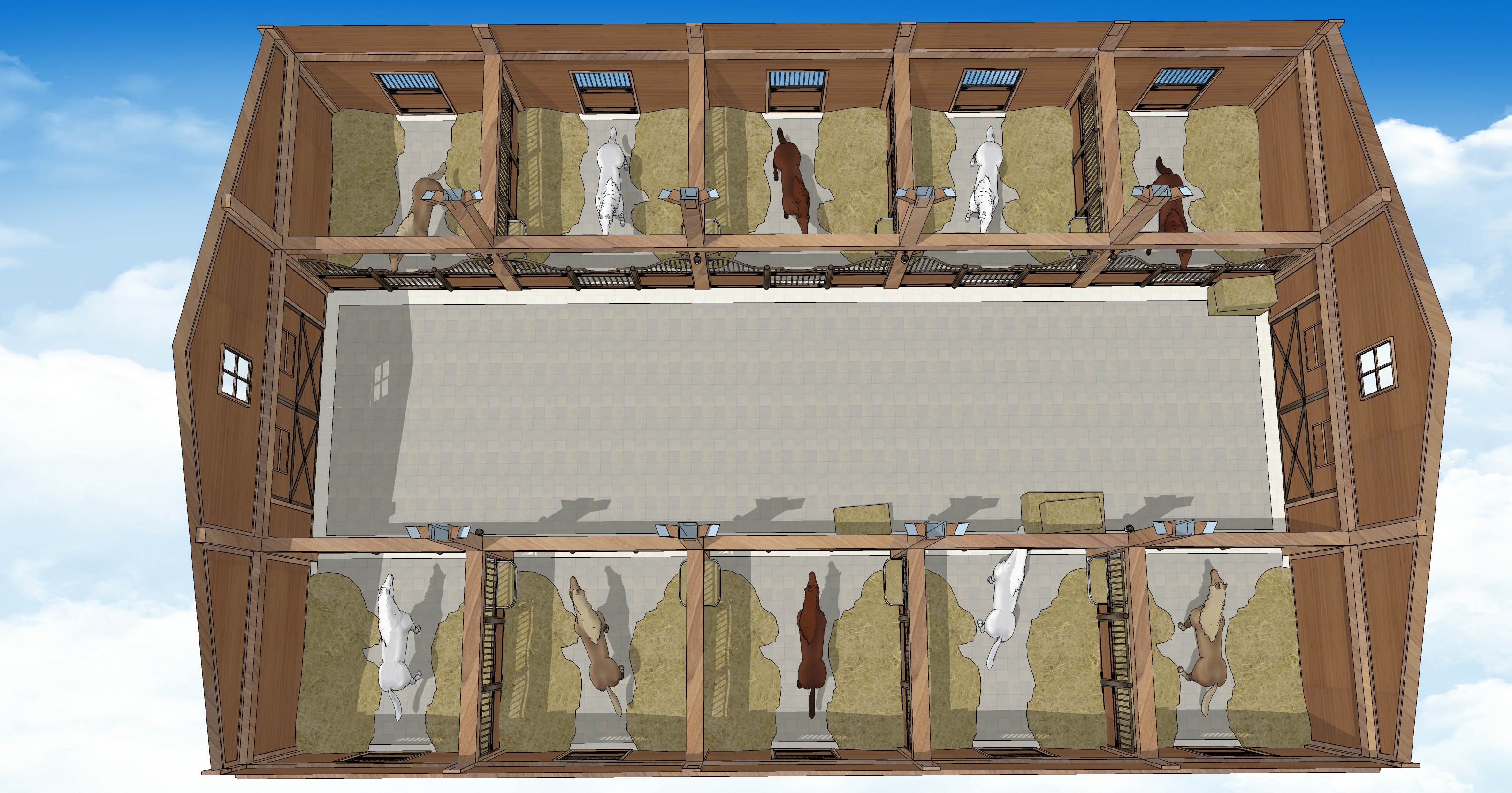 마구간 실내Stable interior-6 마구간 실내Stable interior-6