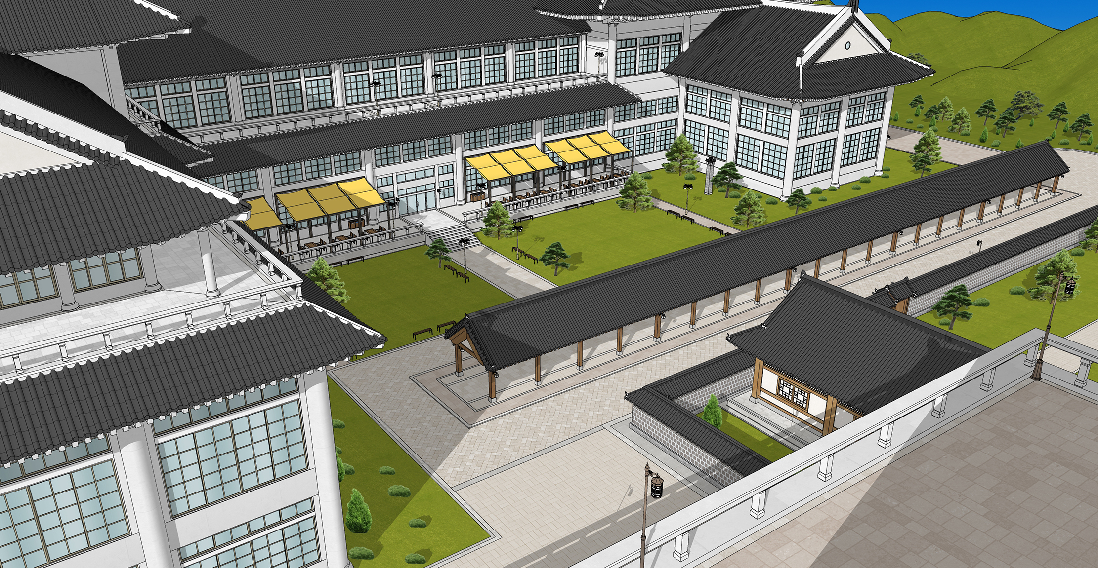 학교 동양풍학교Oriental-style school-17